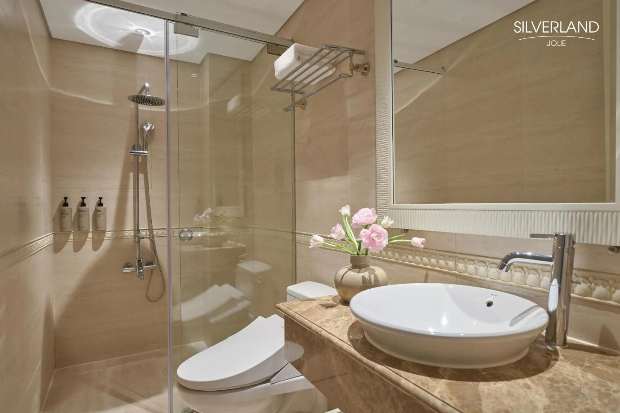 Shower in Silverland Jolie Hotel