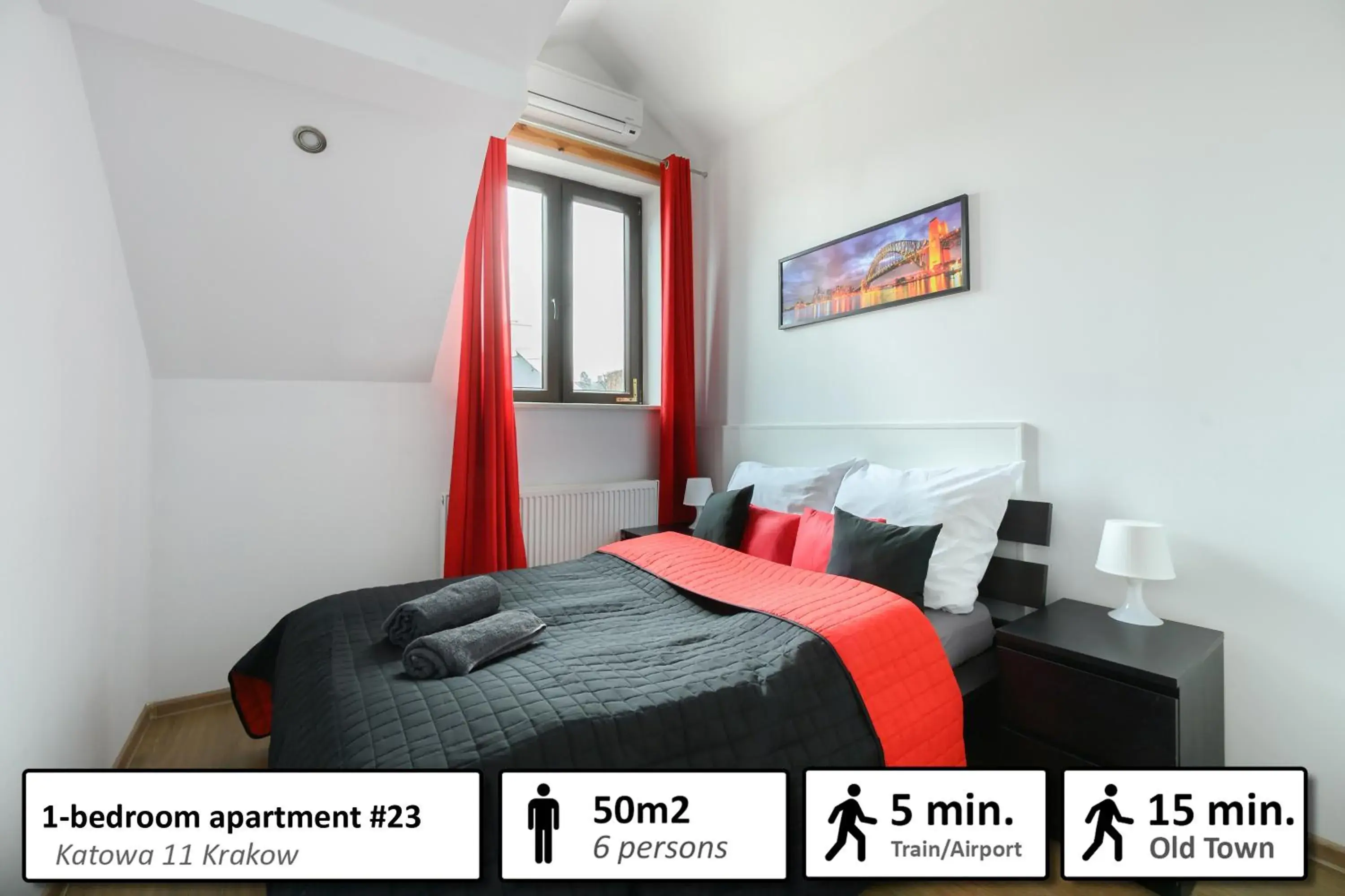 One-Bedroom Apartment 23 in Station Apartments Katowa 11 One-Bedroom Apartment 23 in Station Apartments Katowa 11