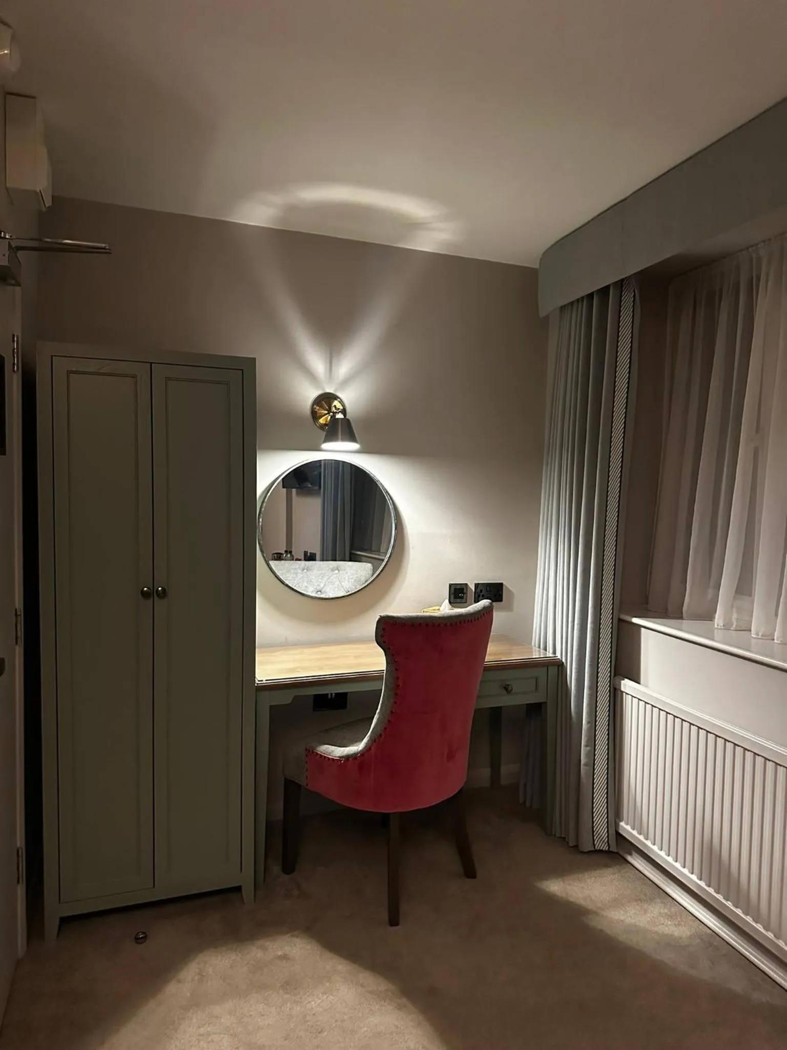 wardrobe in The George Hotel Easingwold