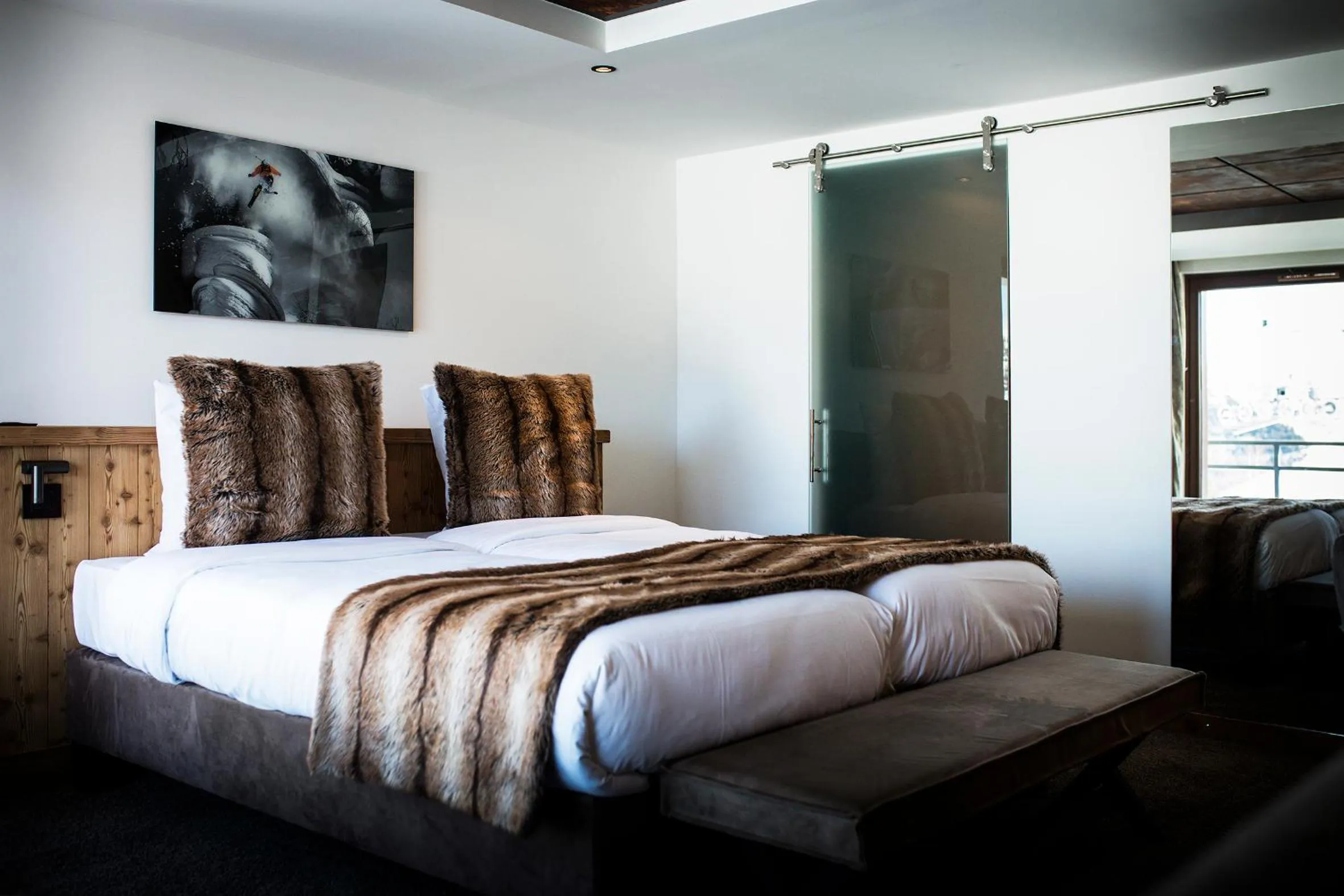 Bed in Hôtel Daria-I Nor by Les Etincelles