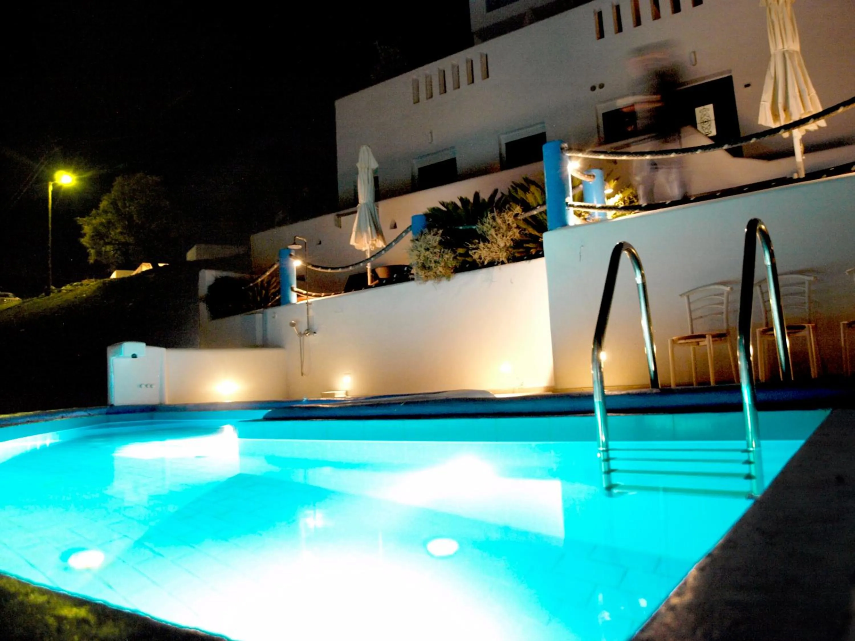 Swimming pool in Caldera Studios