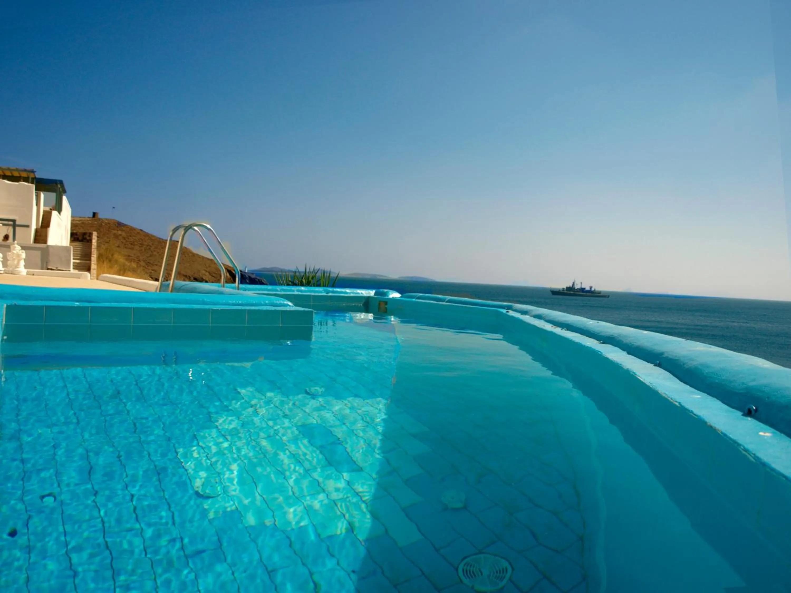 Pool view in Caldera Studios