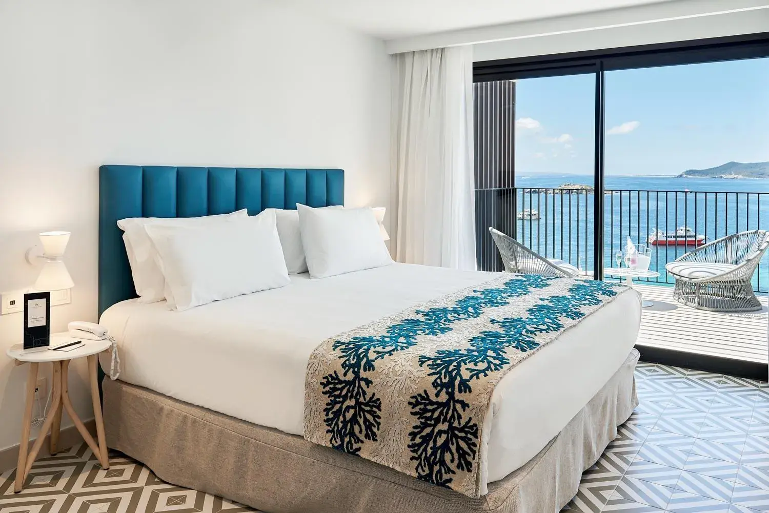 Sea view, Bed in Eurostars Ibiza Sea view, Bed in Eurostars Ibiza