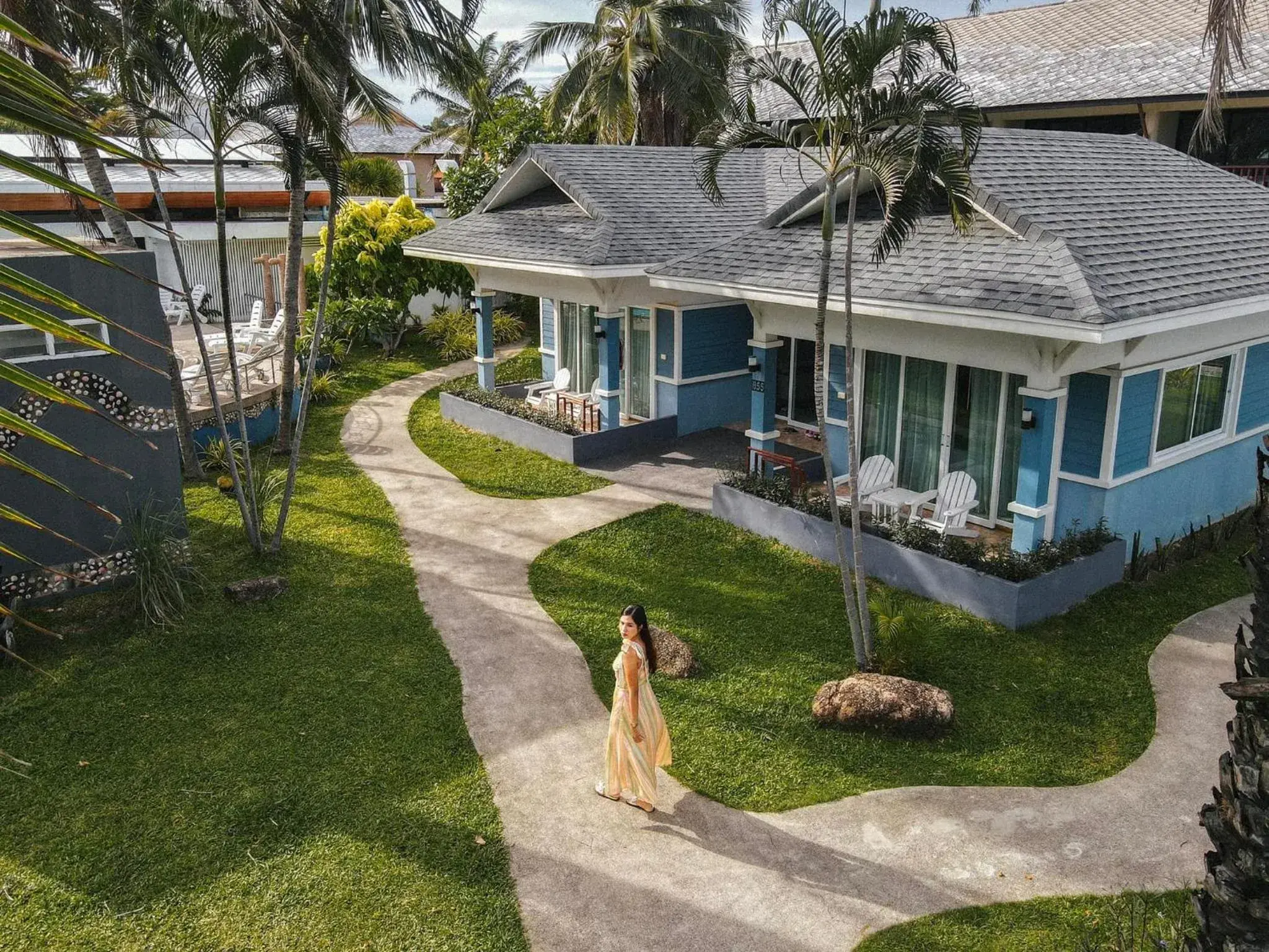 Garden view in Chaolao Tosang Beach Hotel Garden view in Chaolao Tosang Beach Hotel