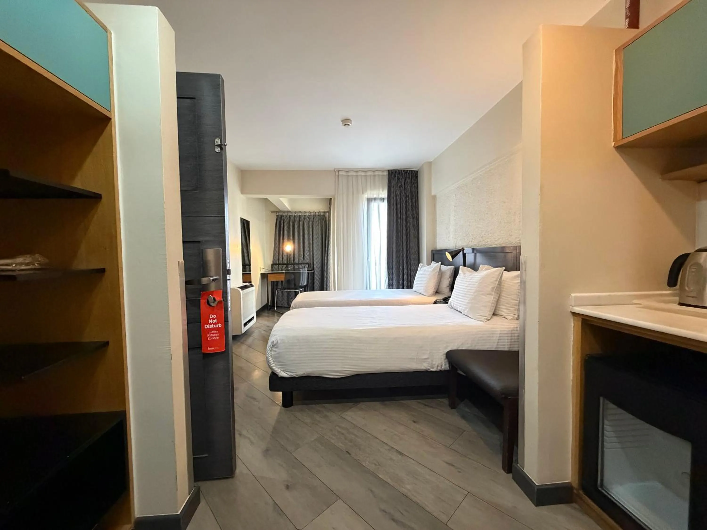 wardrobe, Bed in Faros Hotel Taksim-Special Category