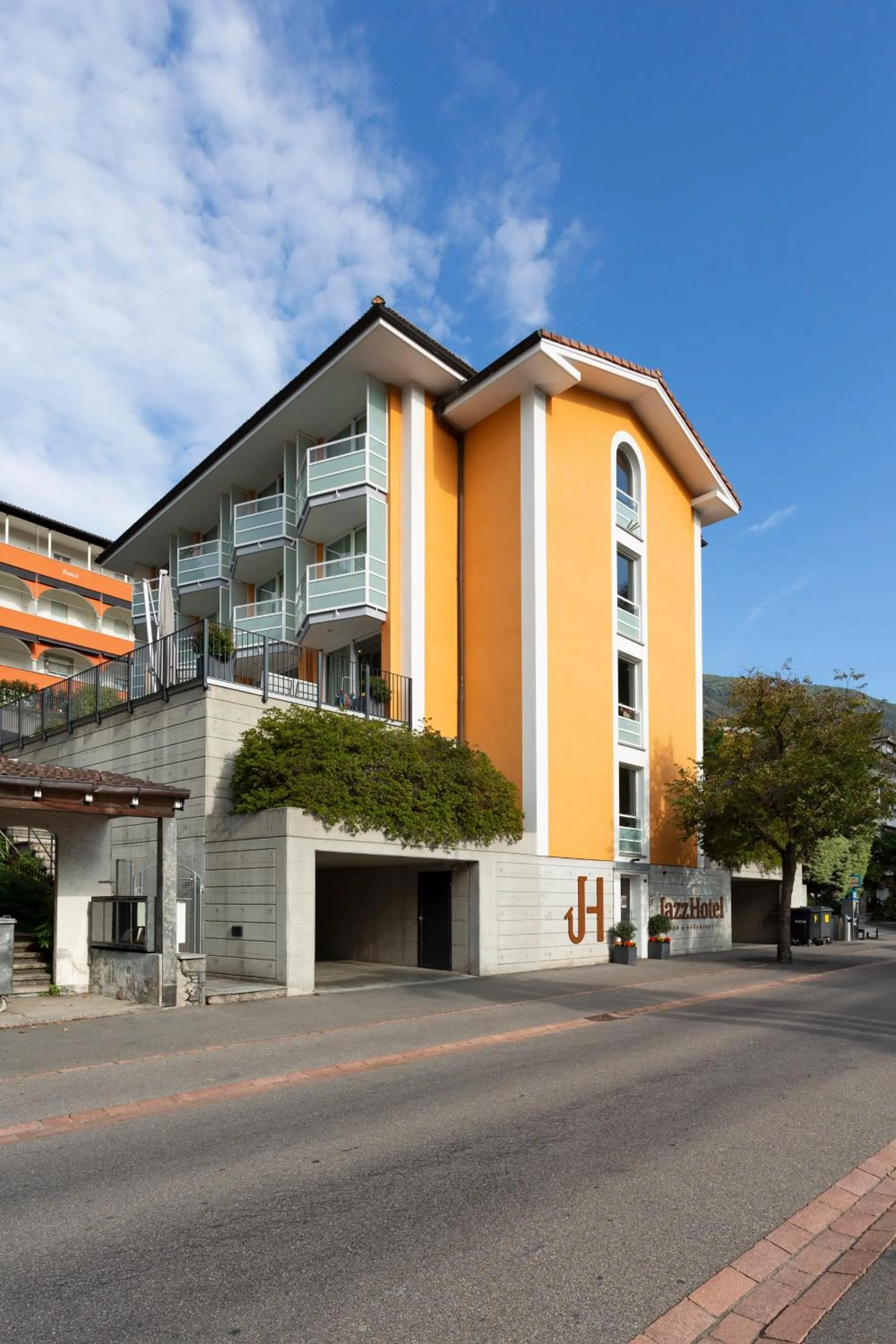 Property building in Jazz Hotel Ascona