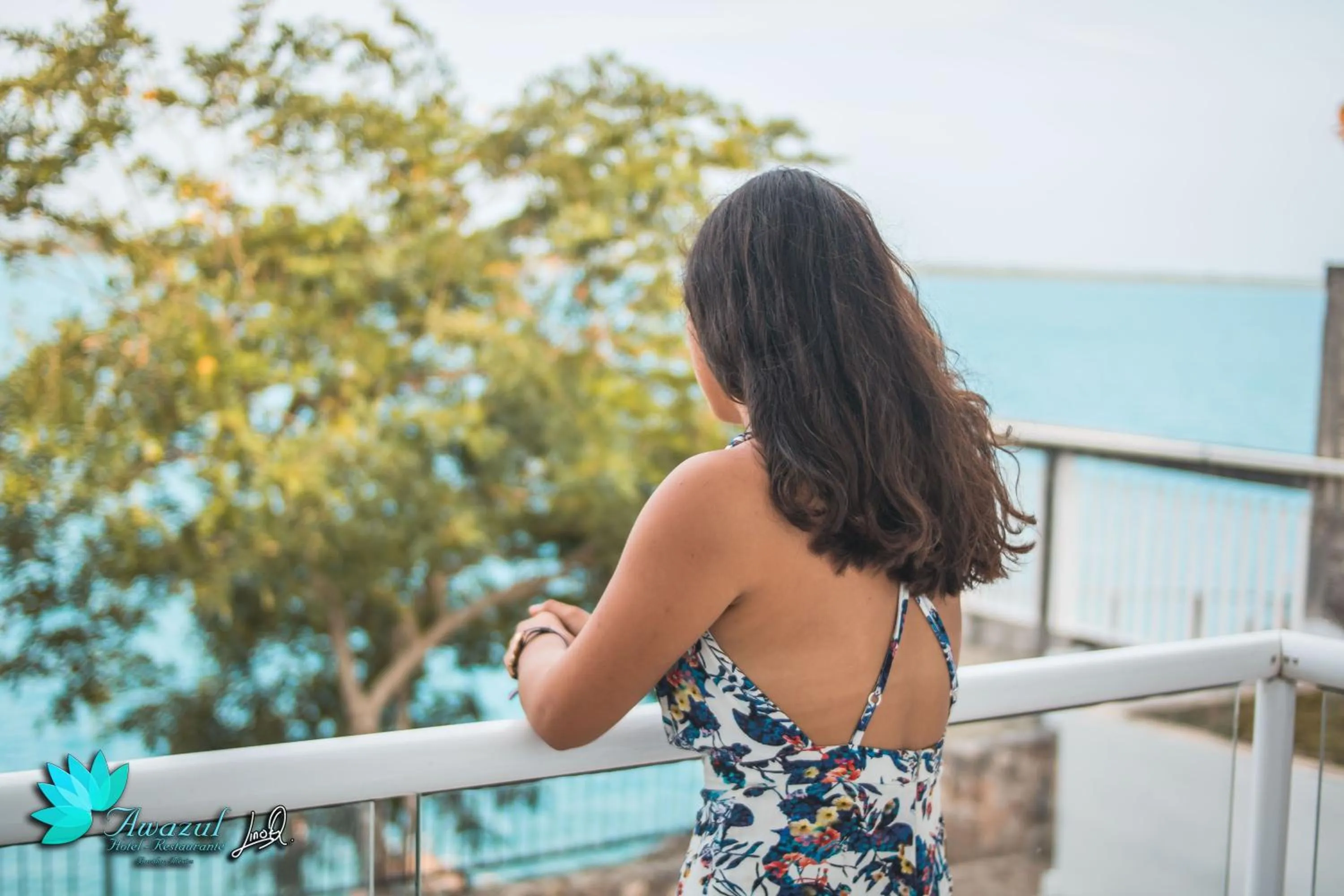 Balcony/Terrace in Hotel Awazul Bacalar