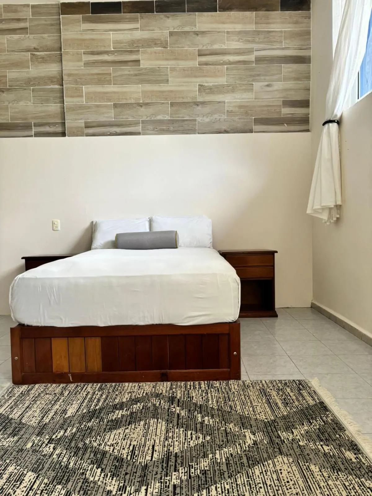 Bed in Hotel Awazul Bacalar