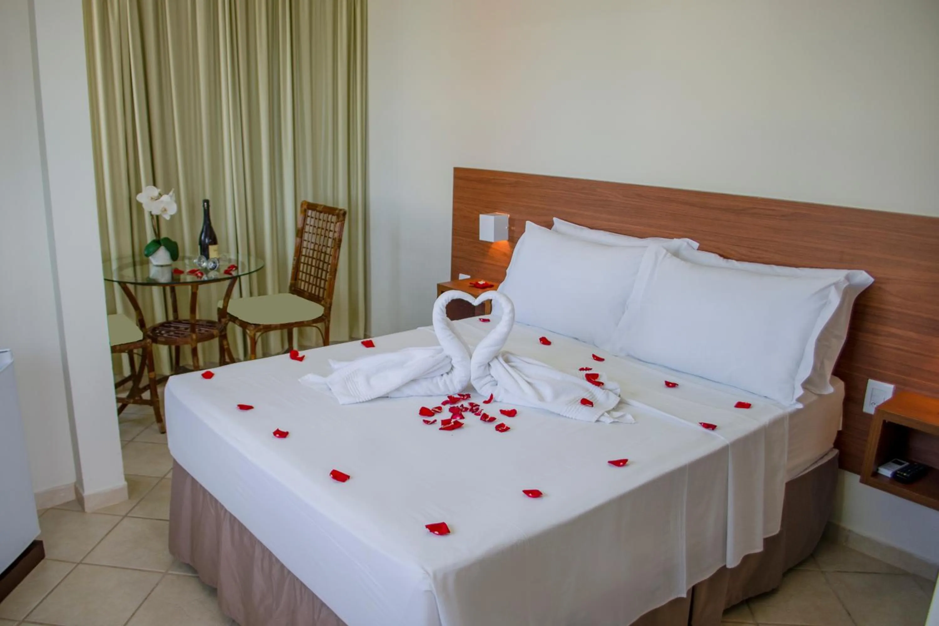 Bed in Pousada Laranja - Nova Administração