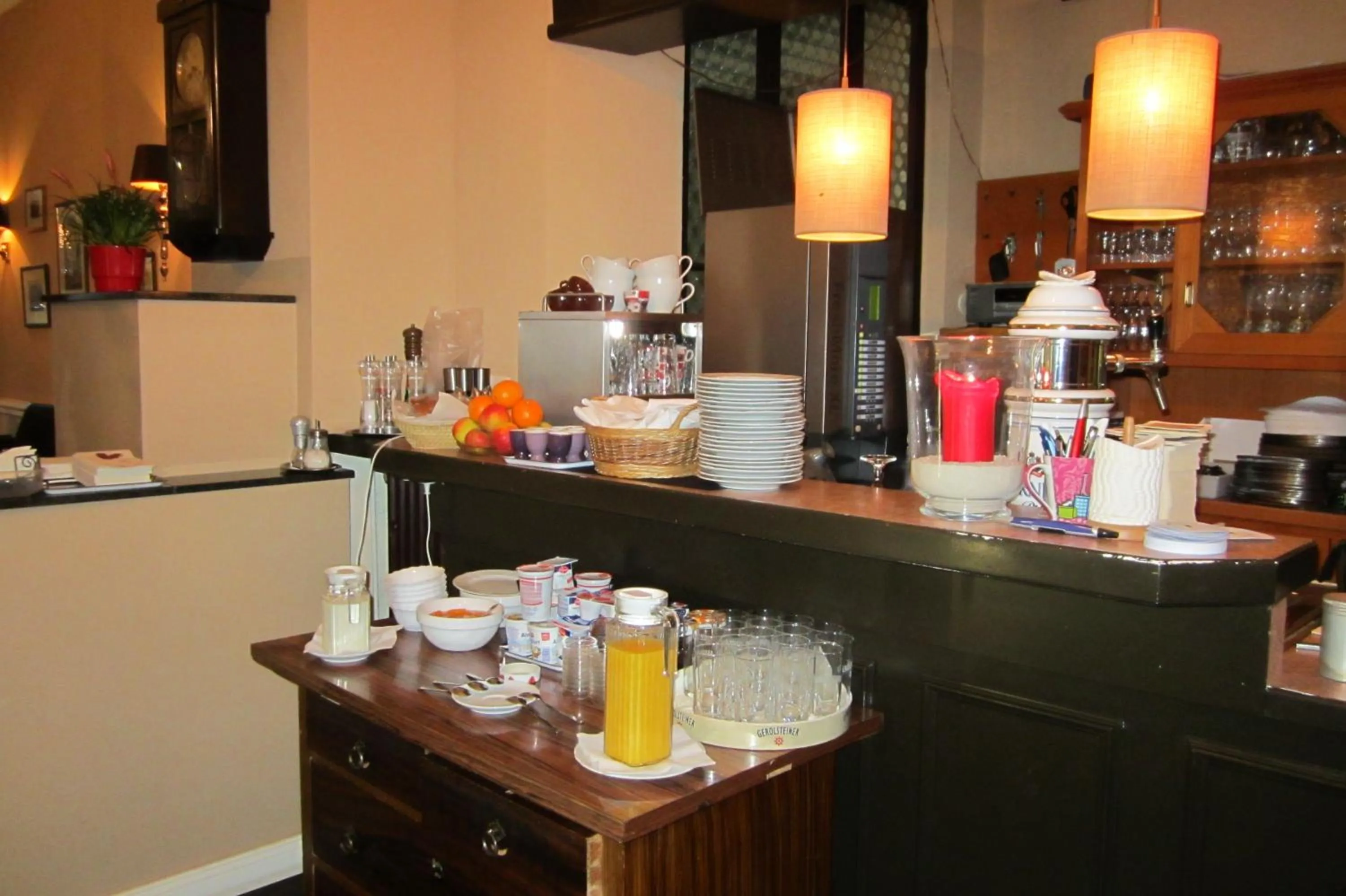 Buffet breakfast in Hotel-Café-Burg Stahleck