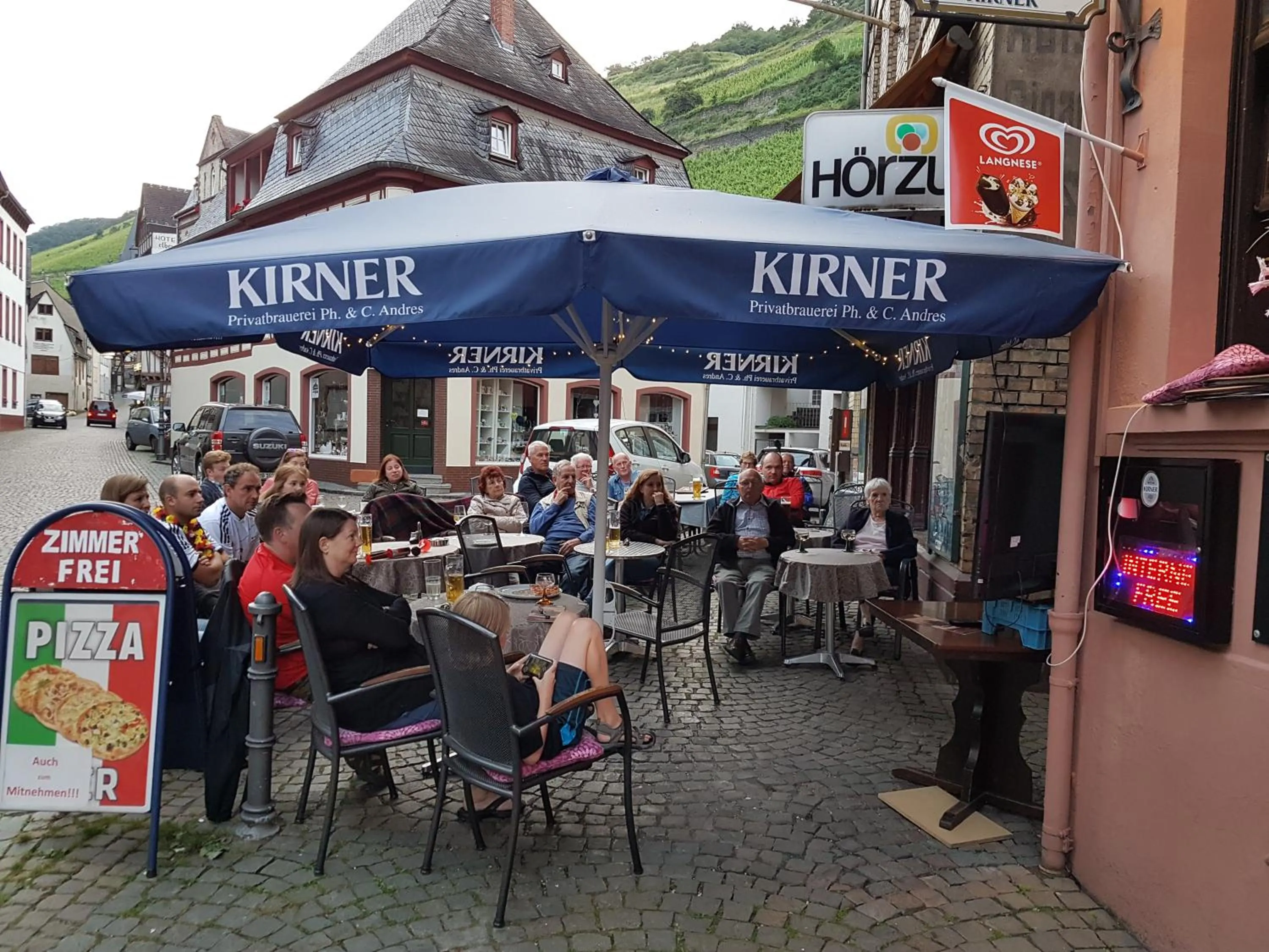 Balcony/Terrace in Hotel-Café-Burg Stahleck