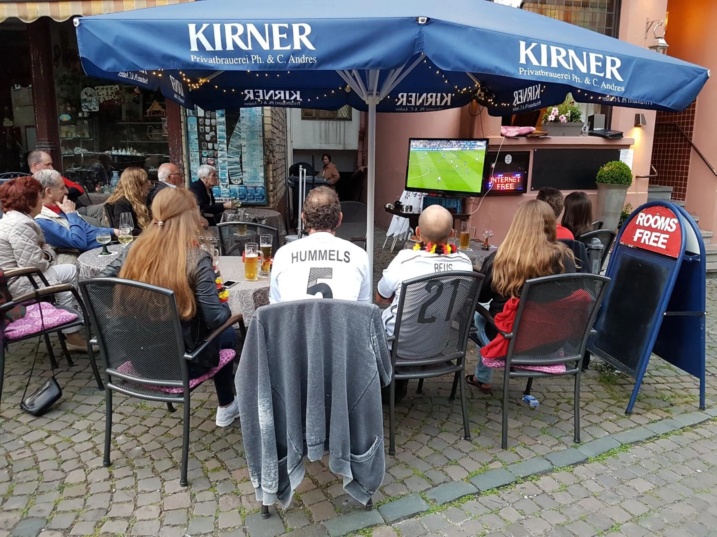 Balcony/Terrace in Hotel-Café-Burg Stahleck