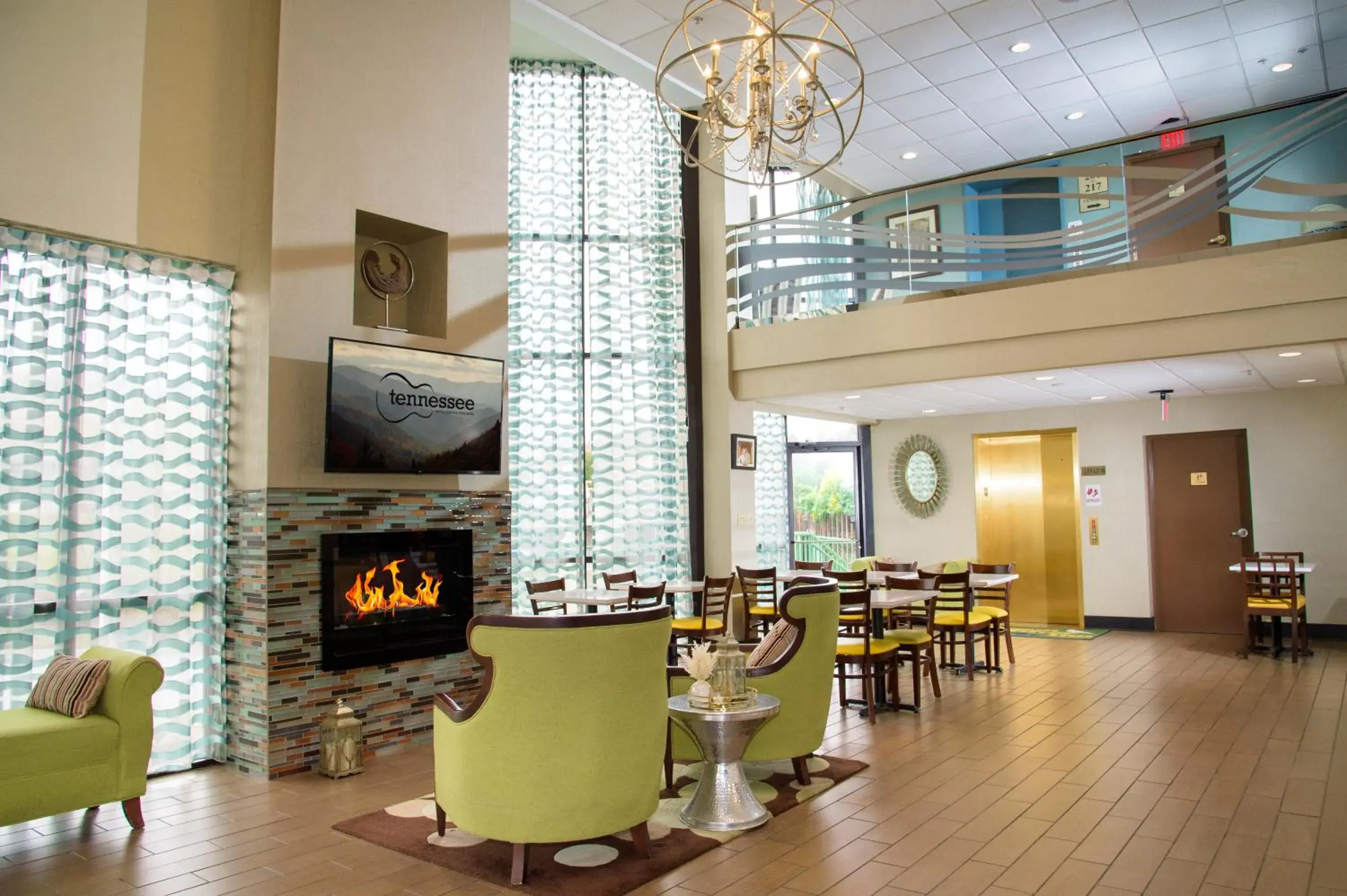 Lobby or reception in Pigeon River Inn Lobby or reception in Pigeon River Inn