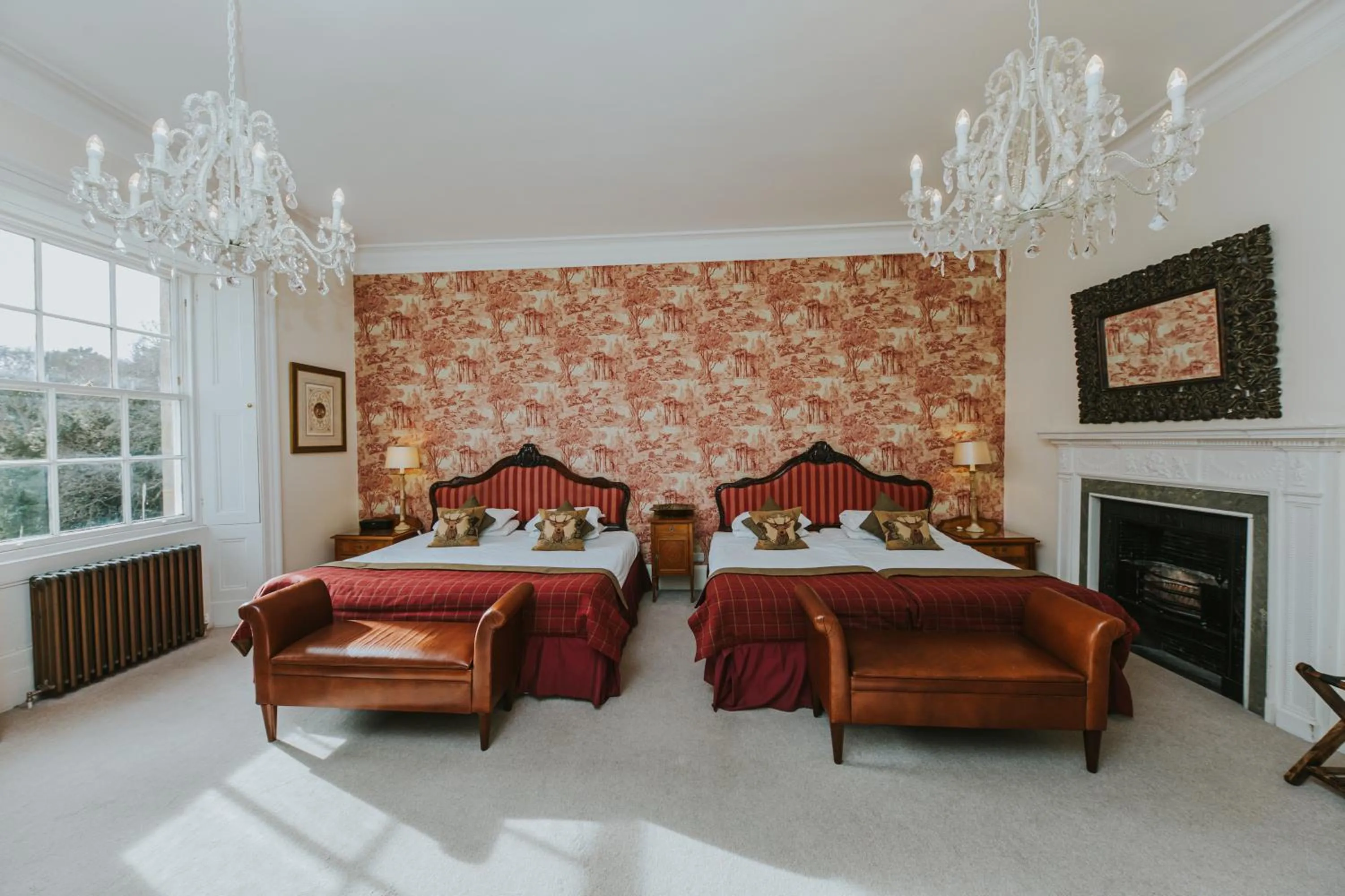 Photo of the whole room, Bed in Carberry Tower Mansion House and Estate