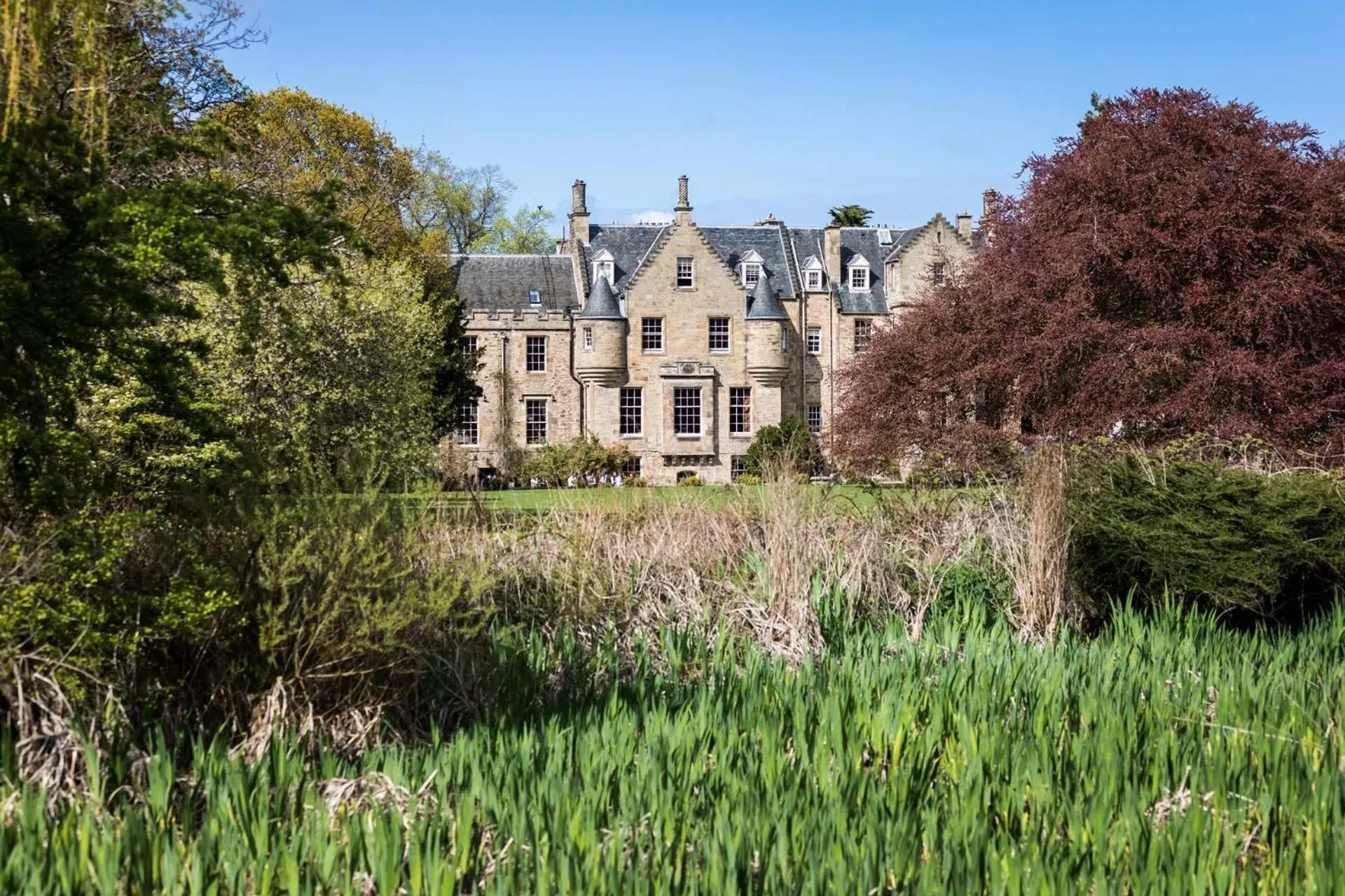 Property building in Carberry Tower Mansion House and Estate Property building in Carberry Tower Mansion House and Estate