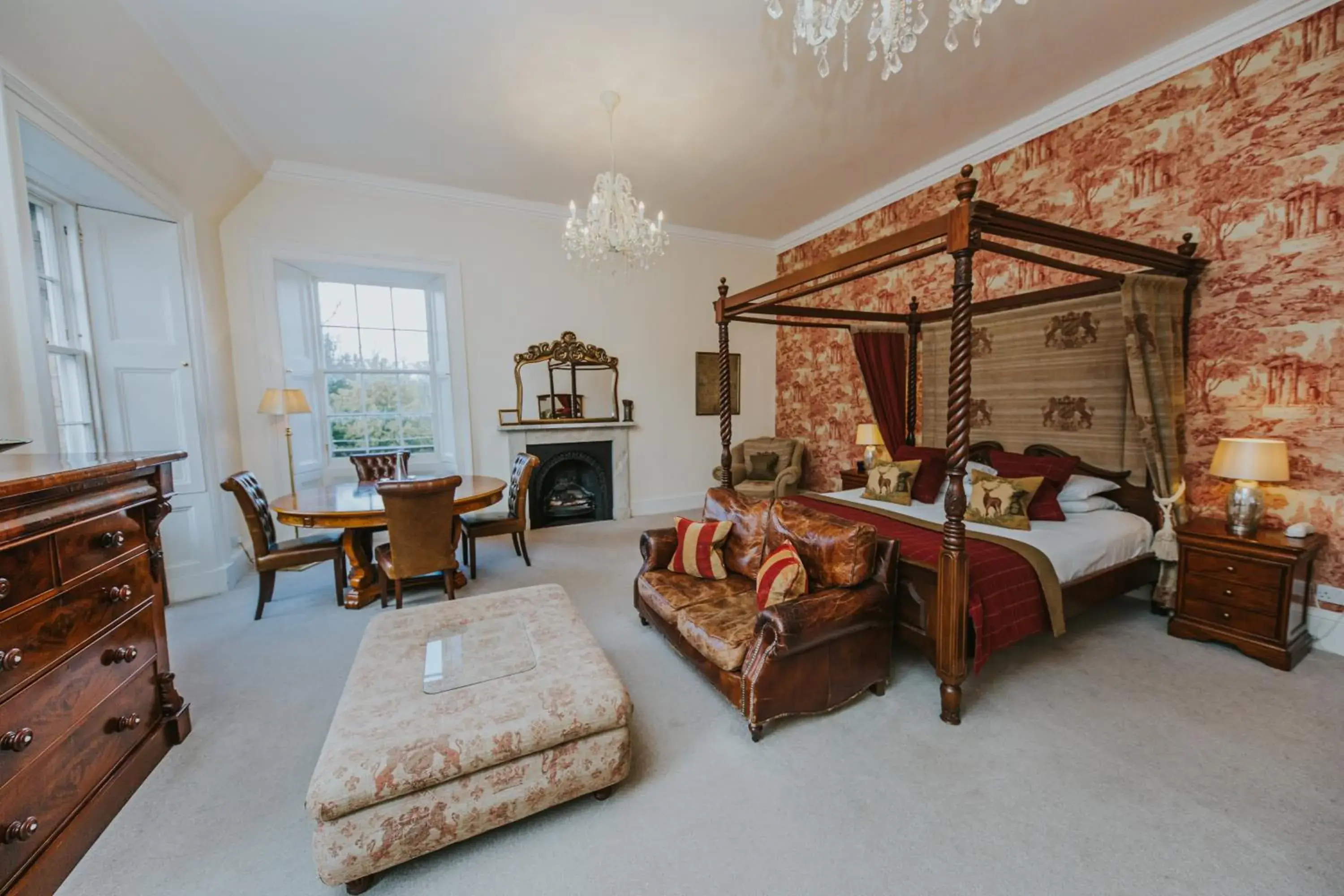 Bedroom, Bed in Carberry Tower Mansion House and Estate Bedroom, Bed in Carberry Tower Mansion House and Estate