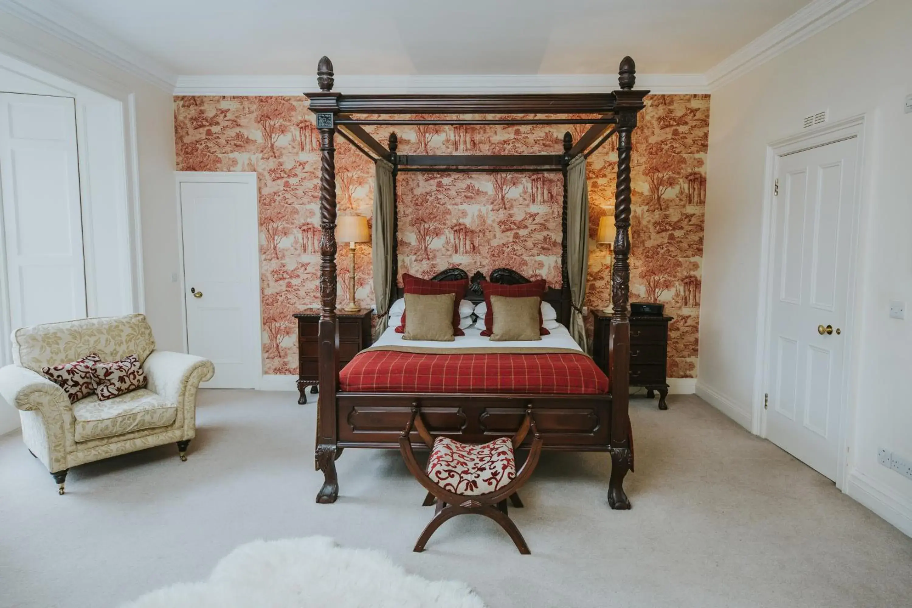 Bedroom, Bed in Carberry Tower Mansion House and Estate Bedroom, Bed in Carberry Tower Mansion House and Estate