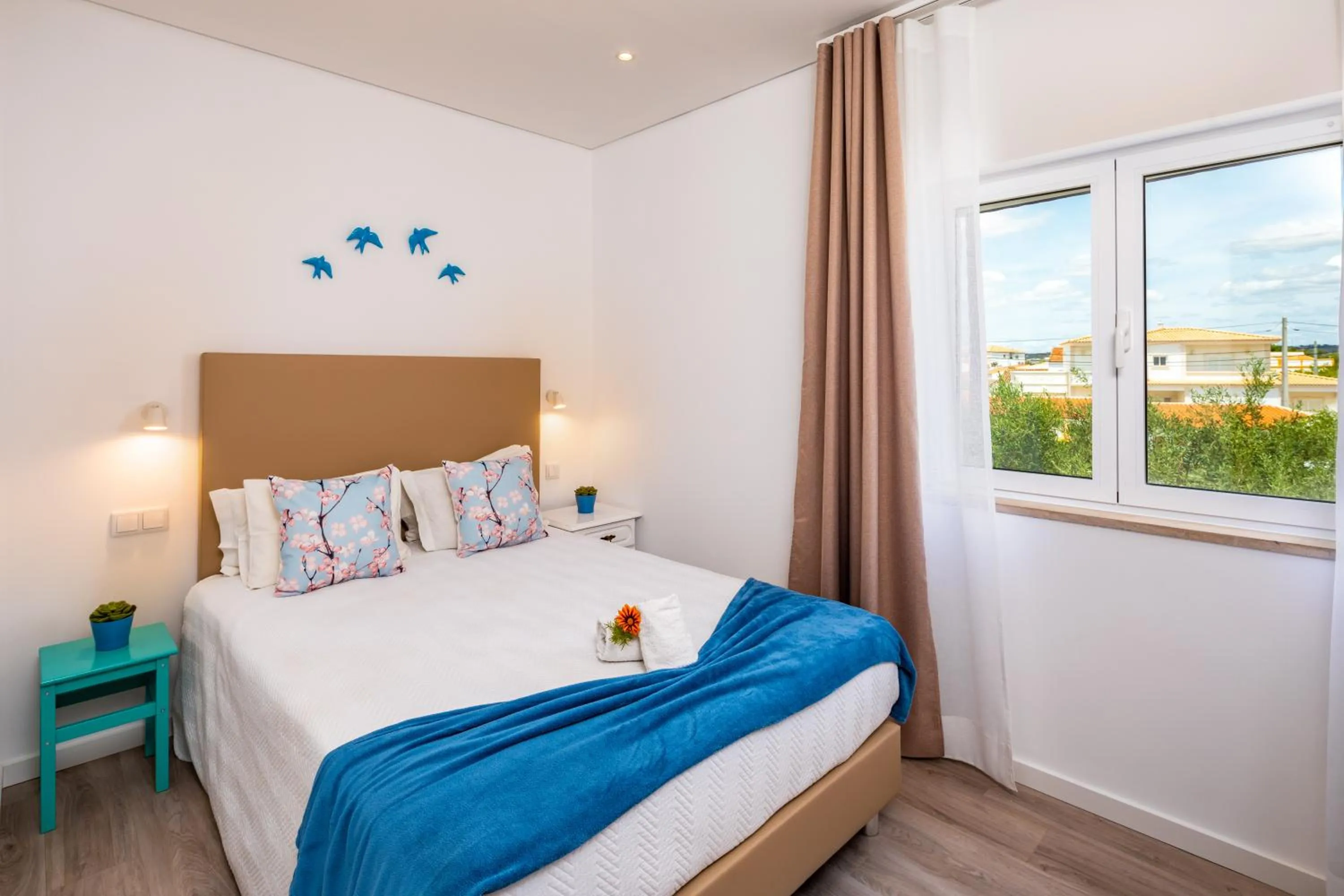 Bed in Apartamentos Flor da Laranja, Albufeira by AlgarveBlossom