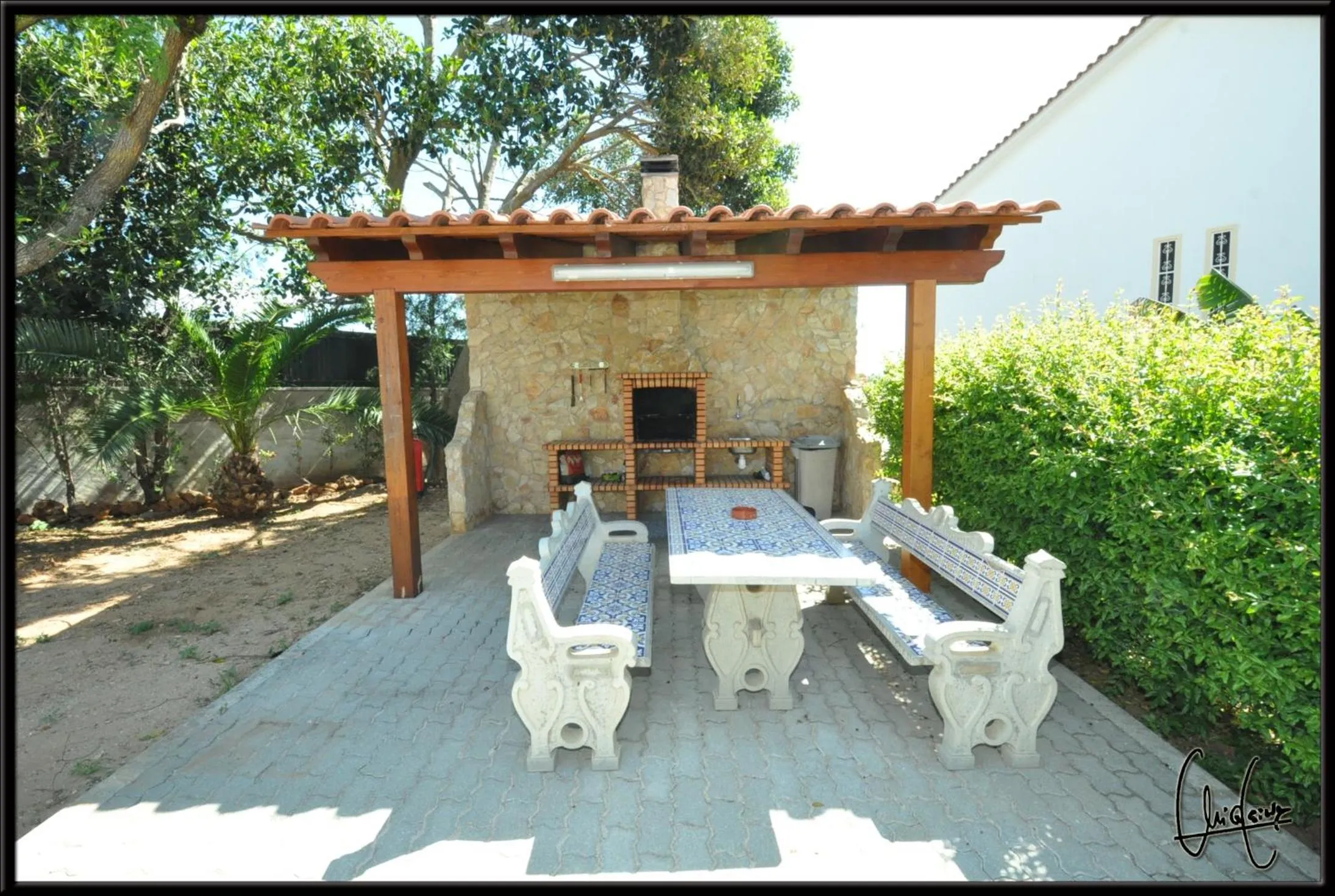 Patio in Apartamentos Flor da Laranja, Albufeira by AlgarveBlossom