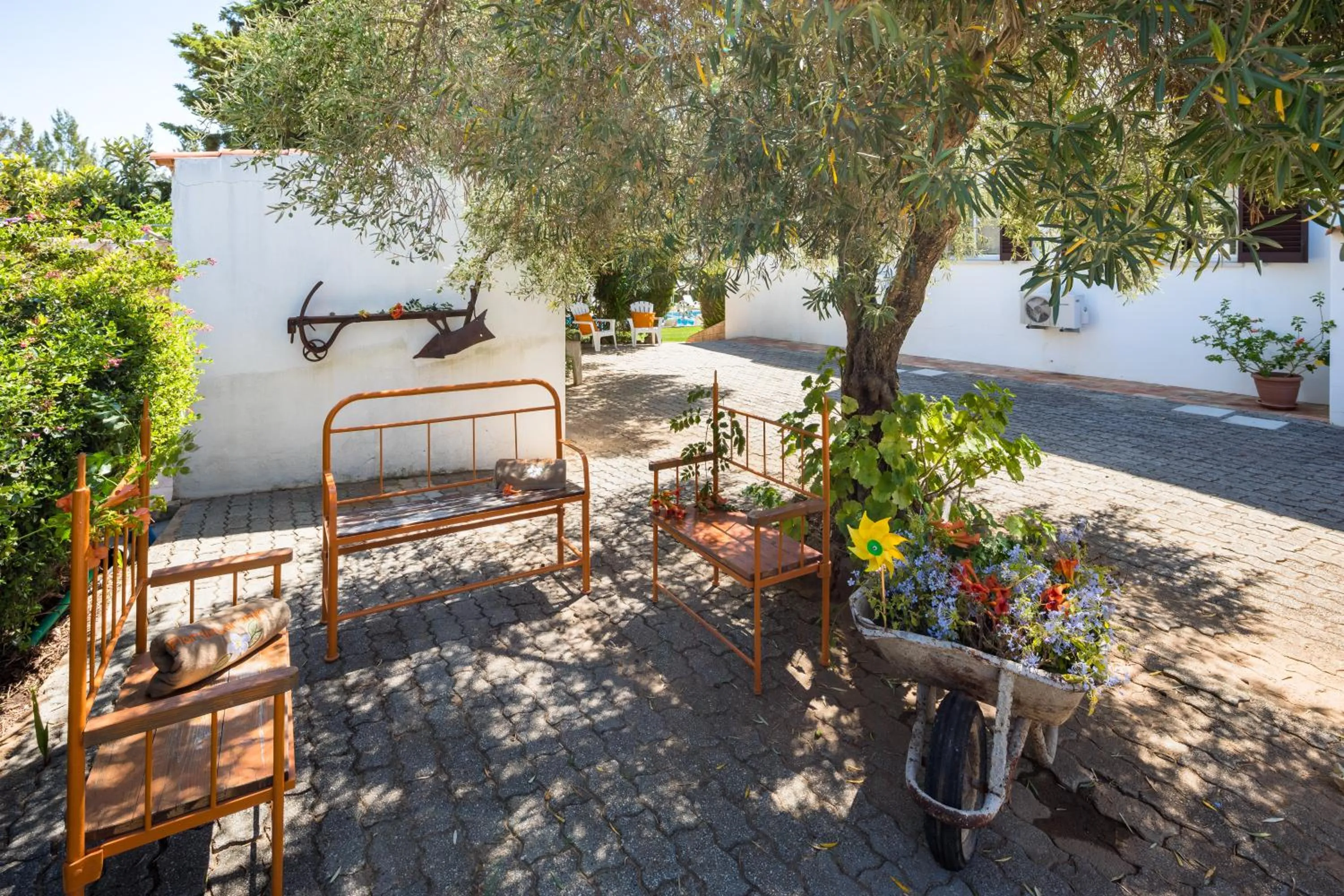 Patio in Apartamentos Flor da Laranja, Albufeira by AlgarveBlossom