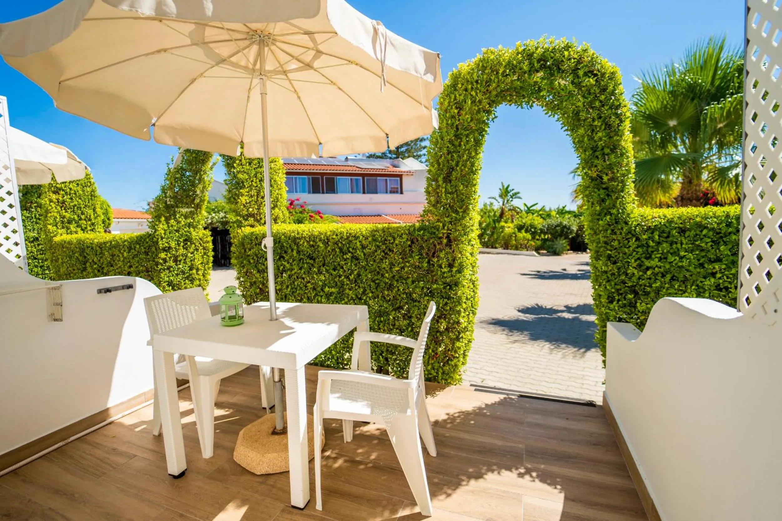 Patio in Apartamentos Flor da Laranja, Albufeira by AlgarveBlossom