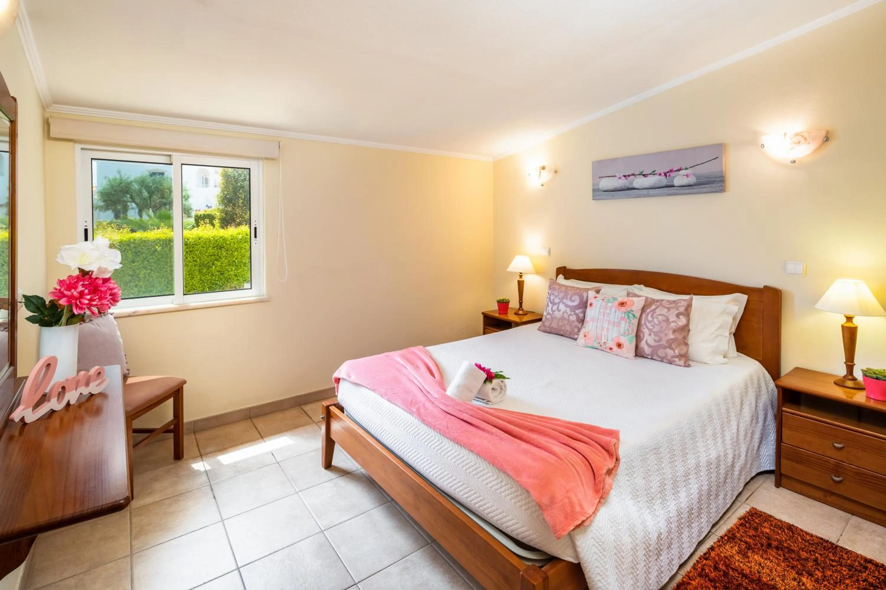 Bed in Apartamentos Flor da Laranja, Albufeira by AlgarveBlossom