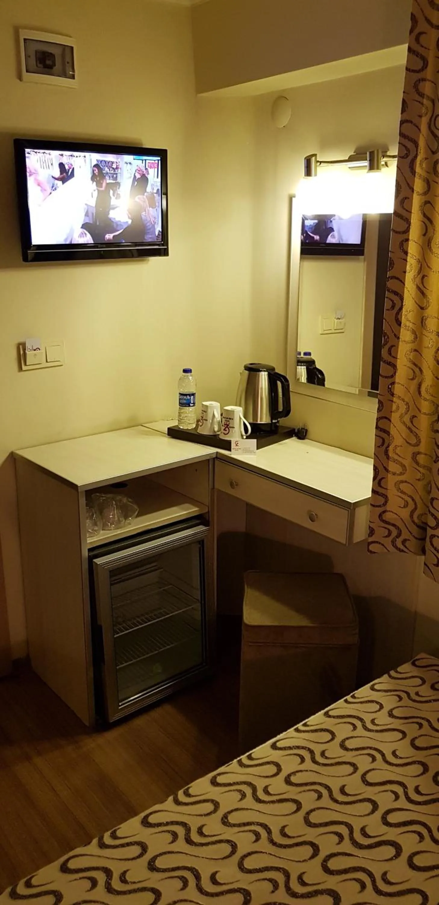 Bed in Grand Zeybek Hotel