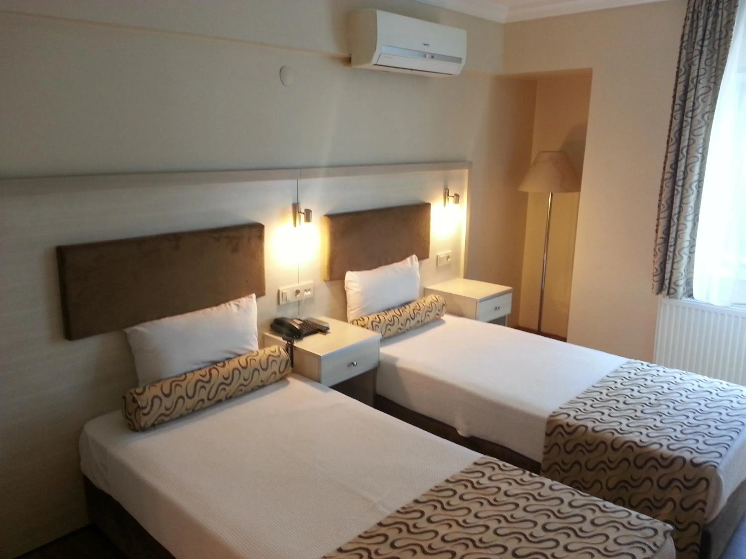 Bed in Grand Zeybek Hotel