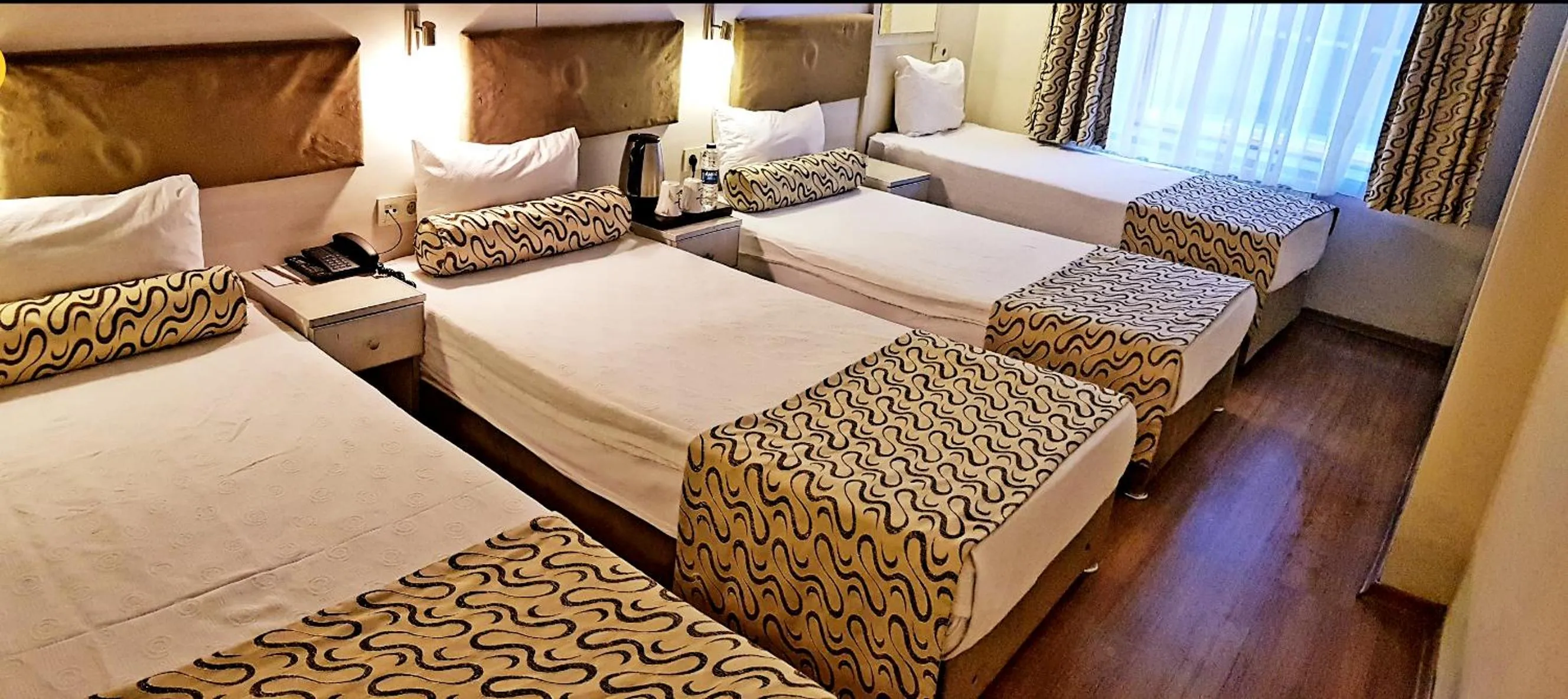 Bed in Grand Zeybek Hotel