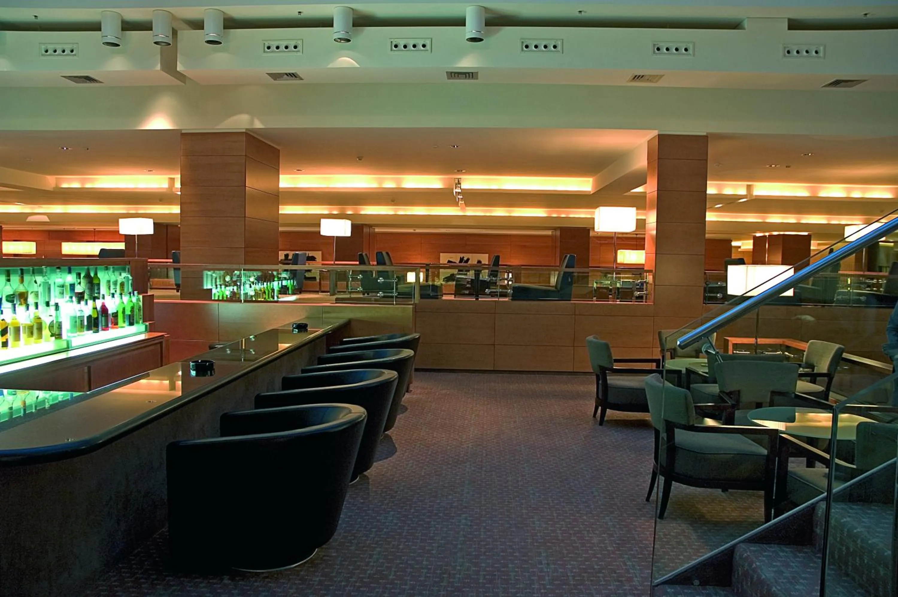 Communal lounge/ TV room in Ergife Palace Hotel