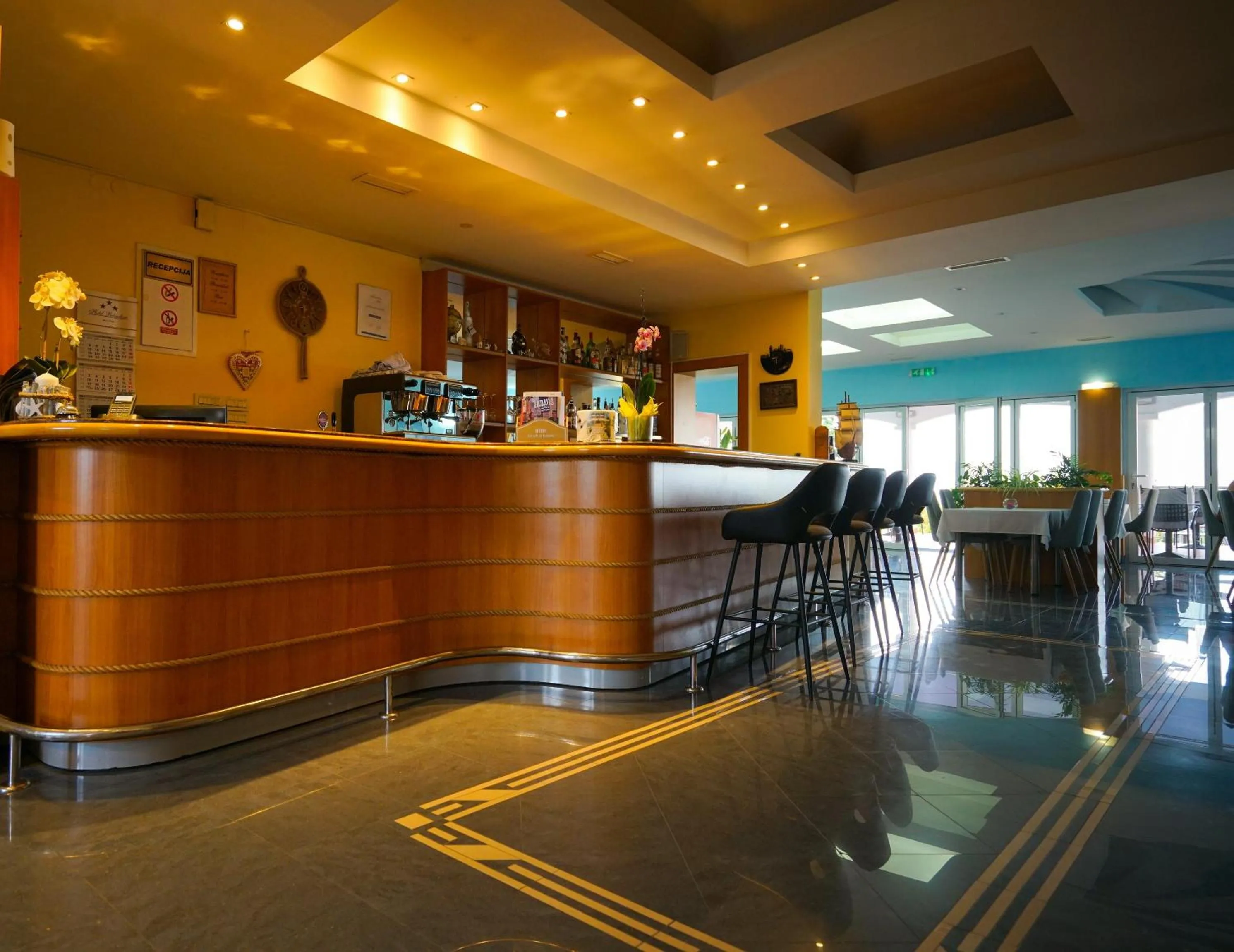 Lobby or reception in Hotel Belvedere