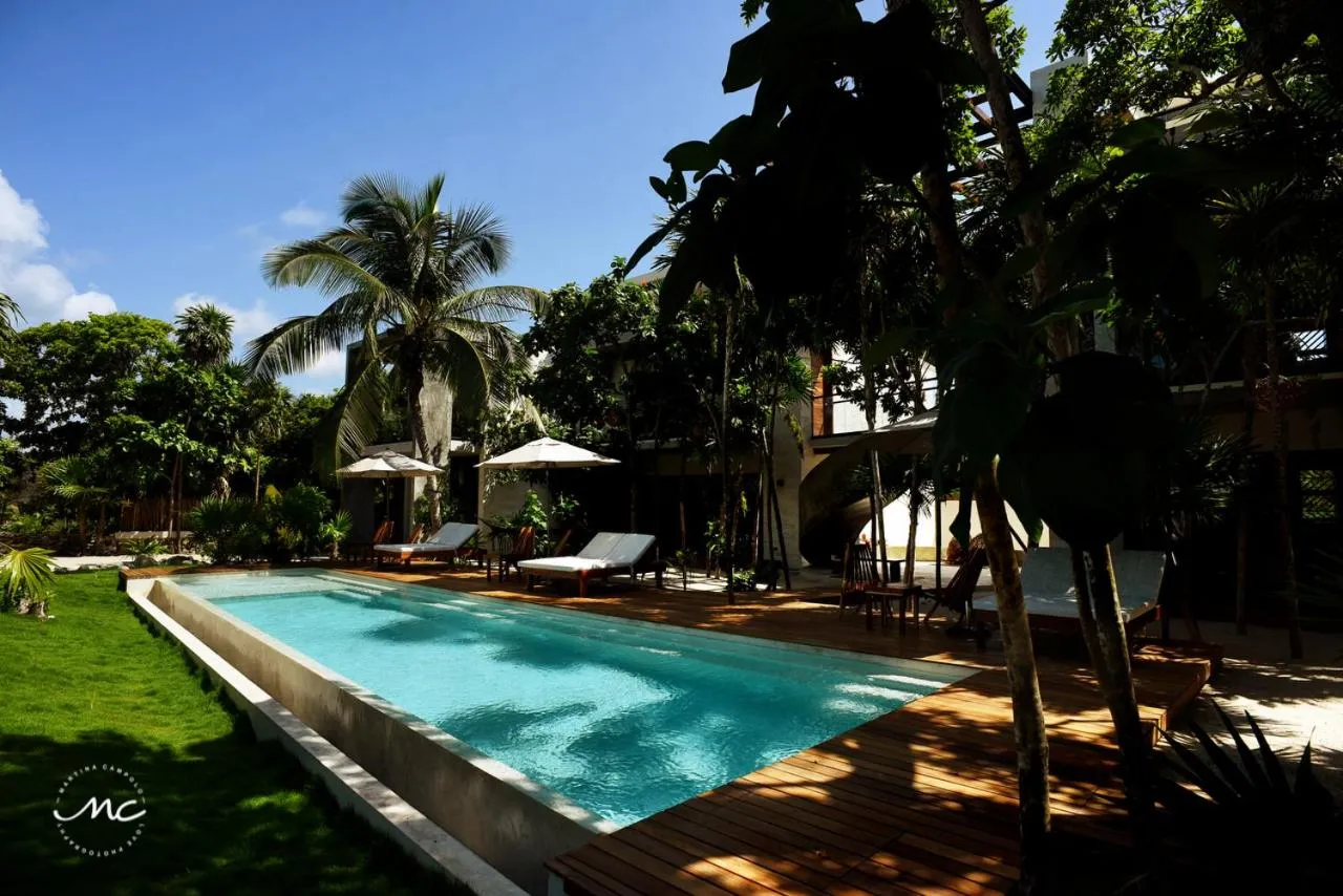 Pool view in Tulsayab luxury development