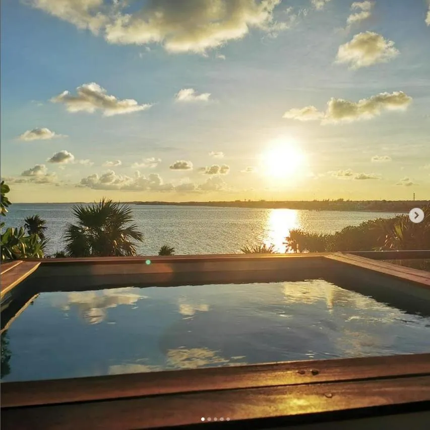 Pool view in Tulsayab luxury development