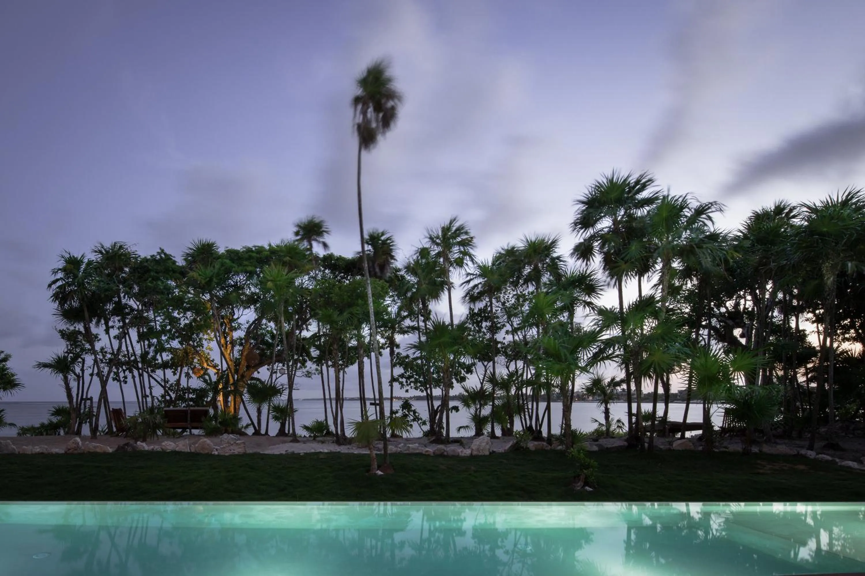 Pool view in Tulsayab luxury development