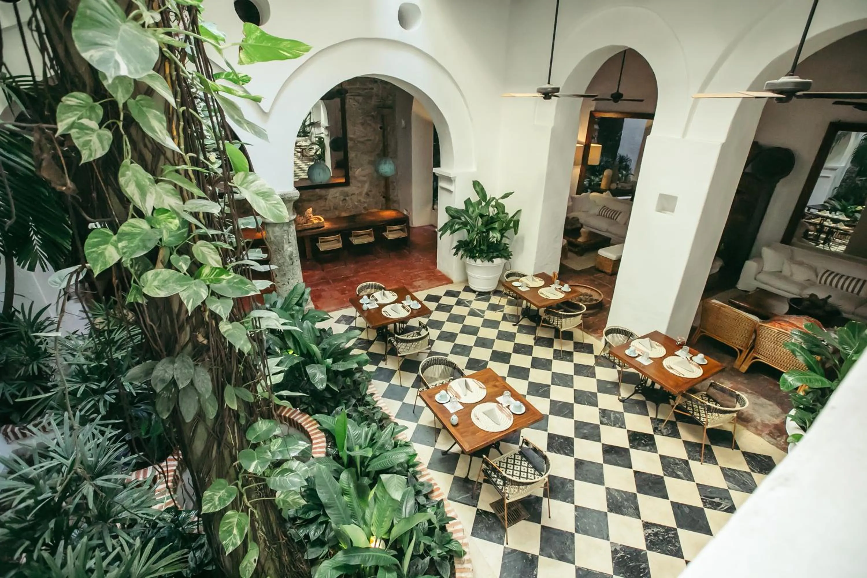 Patio in Amarla Boutique Hotel Cartagena