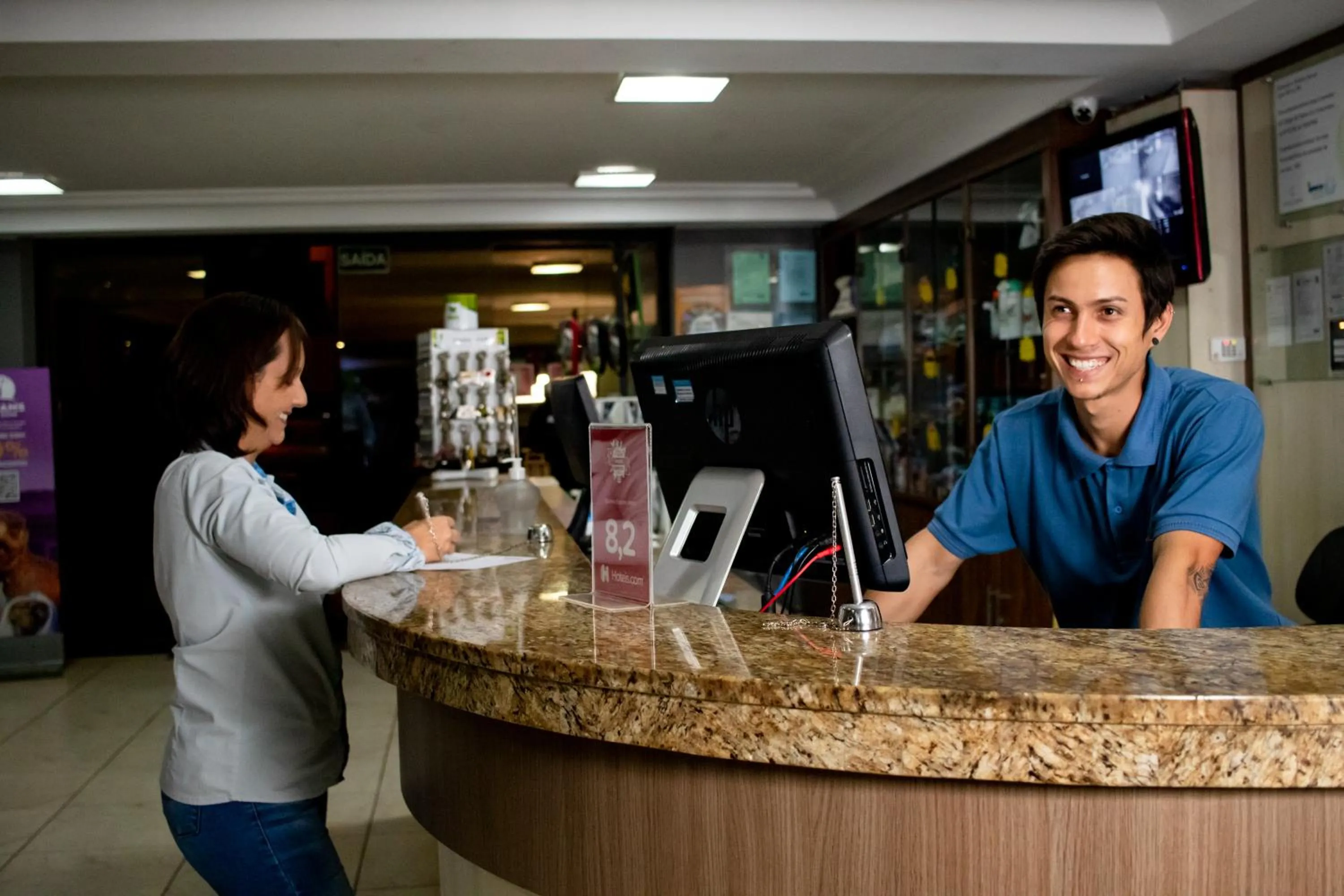 Lobby or reception in Iguassu Express Hotel