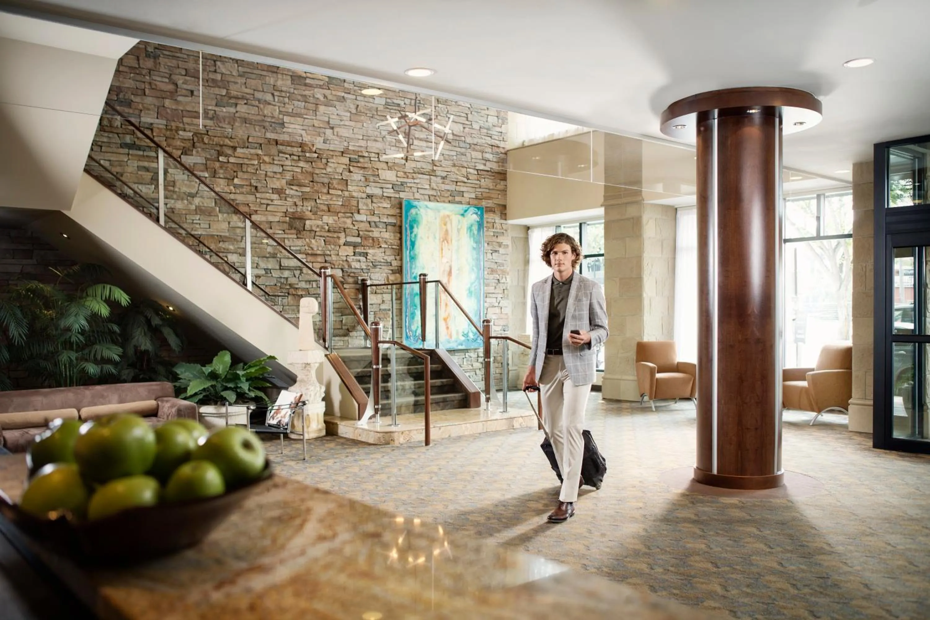 Lobby or reception in Metterra Hotel on Whyte