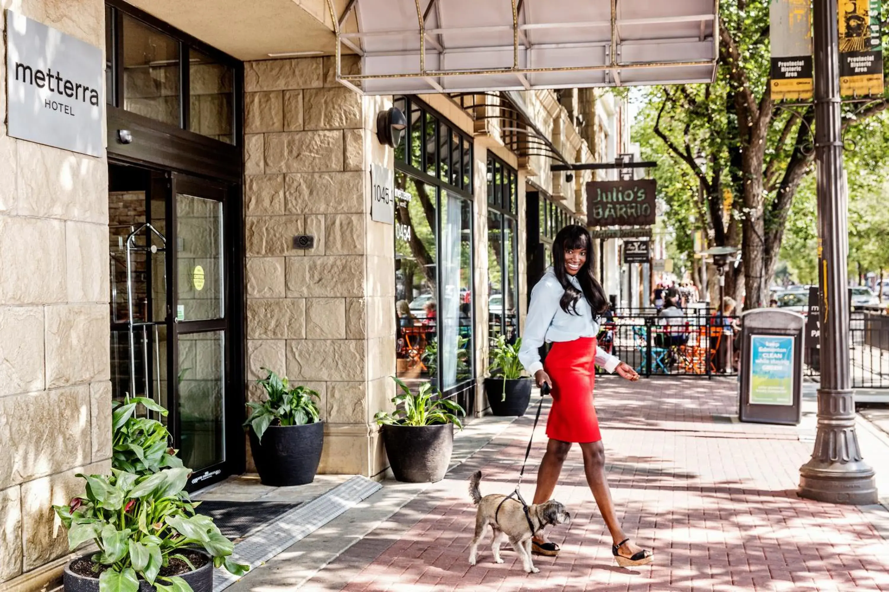 Facade/entrance in Metterra Hotel on Whyte Facade/entrance in Metterra Hotel on Whyte