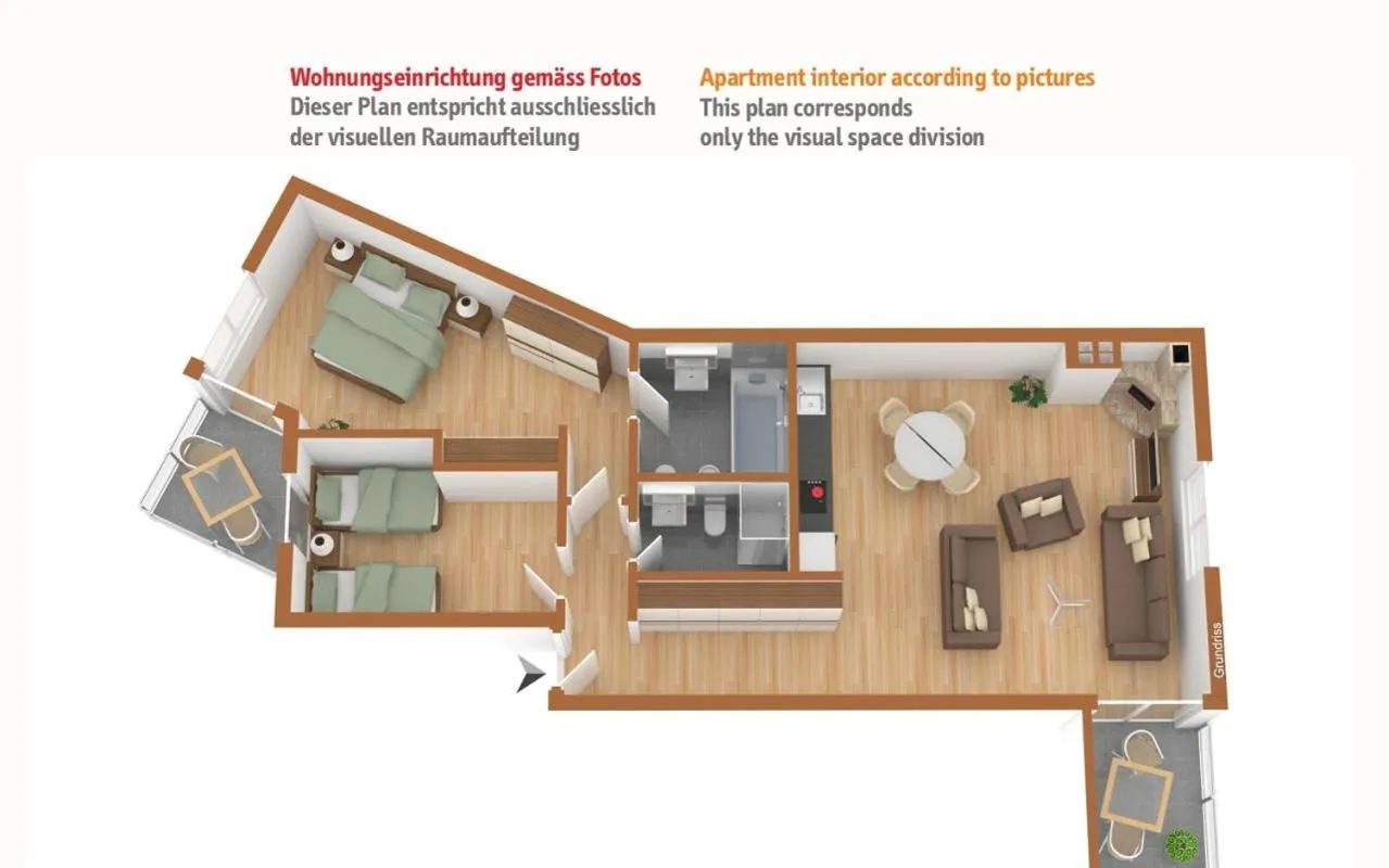 Floor plan in Ludains 6