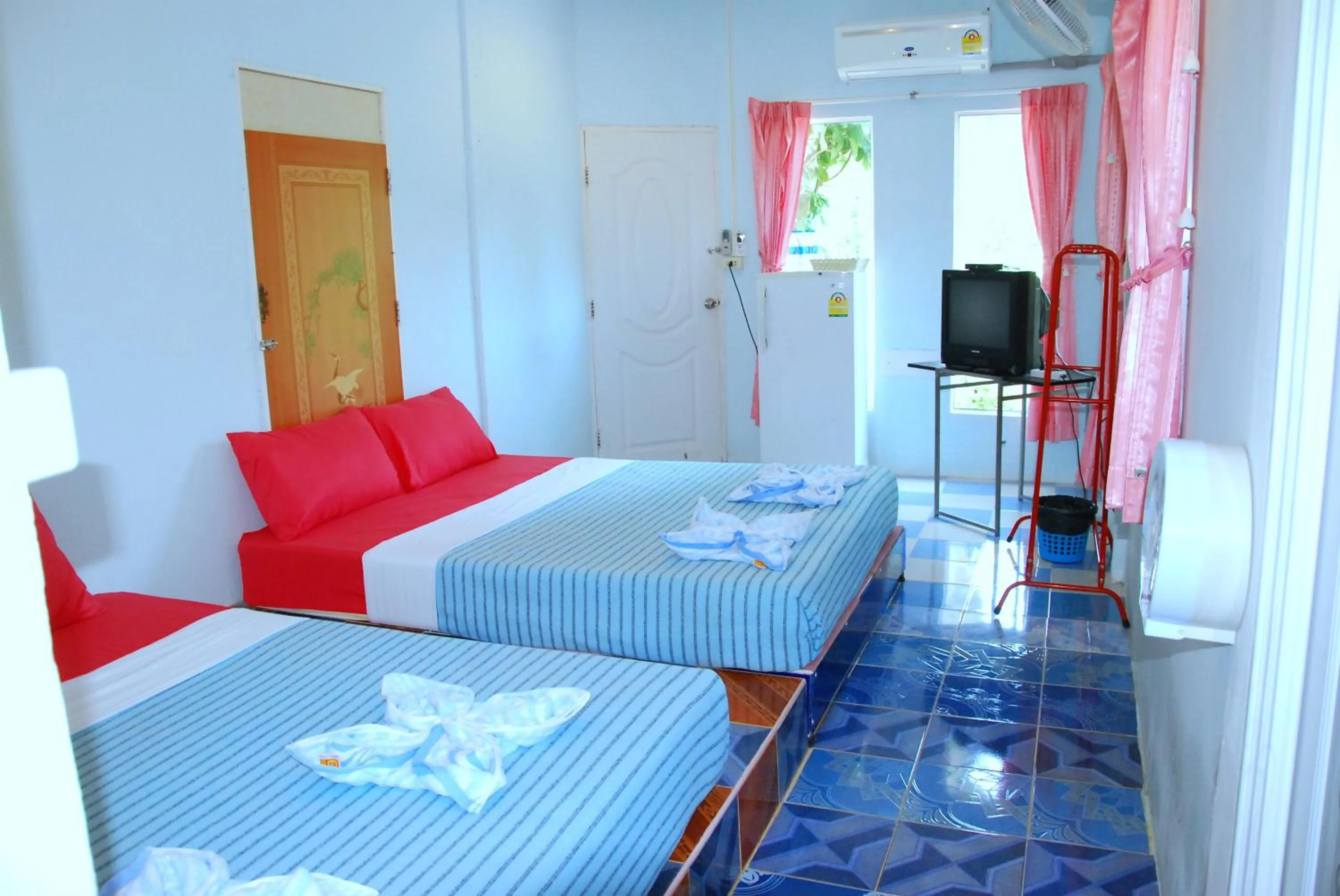 Bed in ฺBaan Rai Ing Doi