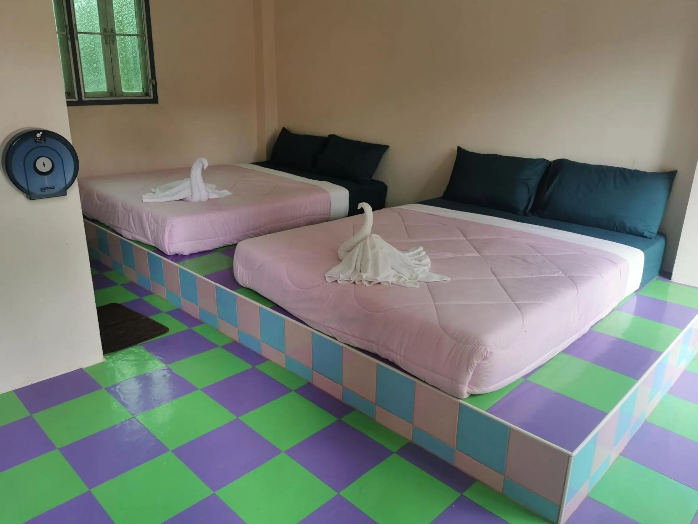 Bed in ฺBaan Rai Ing Doi