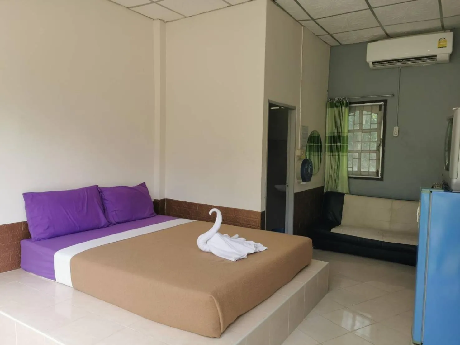 Bed in ฺBaan Rai Ing Doi