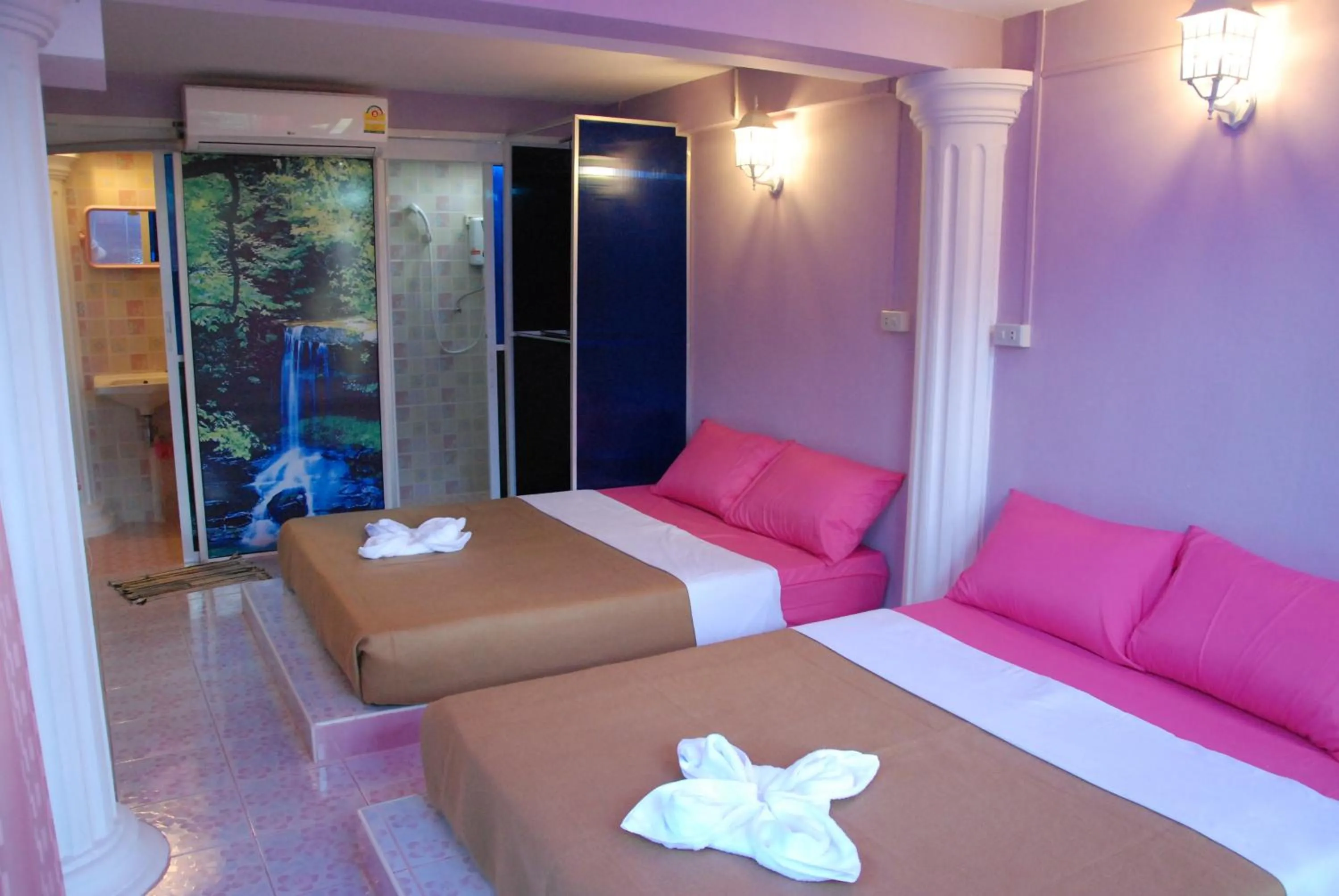 Bed in ฺBaan Rai Ing Doi