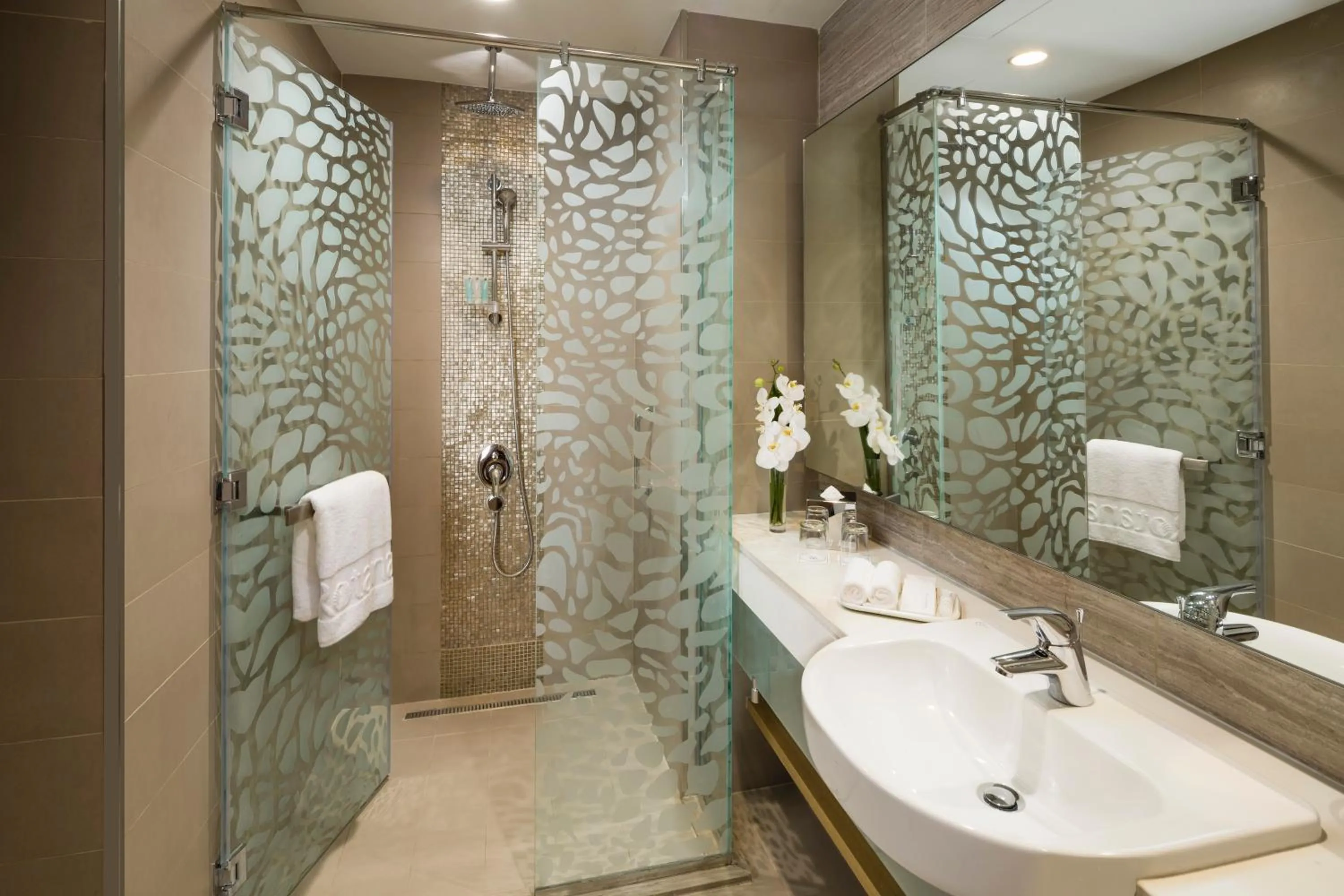 Shower in Beach Rotana Residences