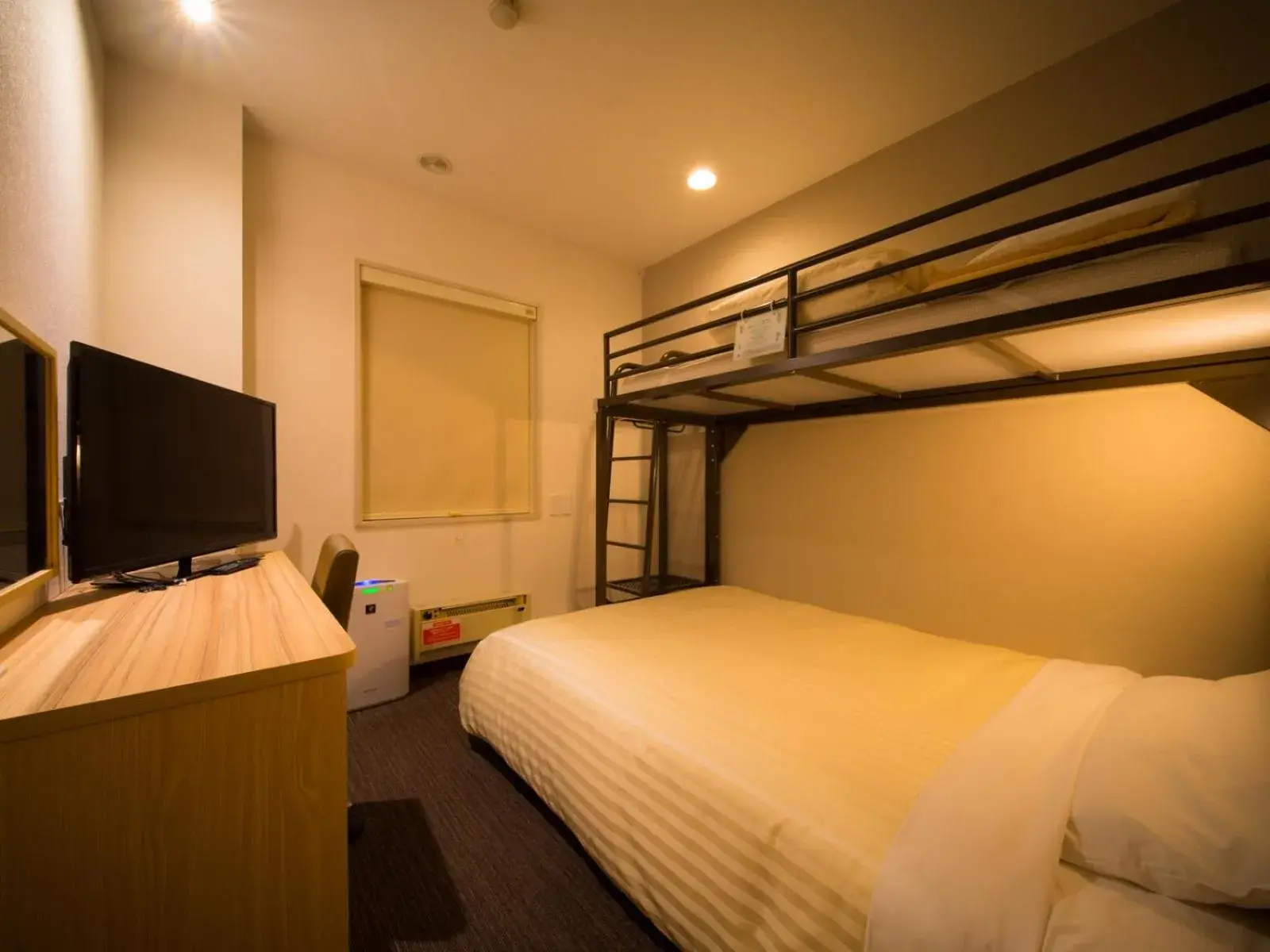 Bed in Super Hotel Kitami Bed in Super Hotel Kitami