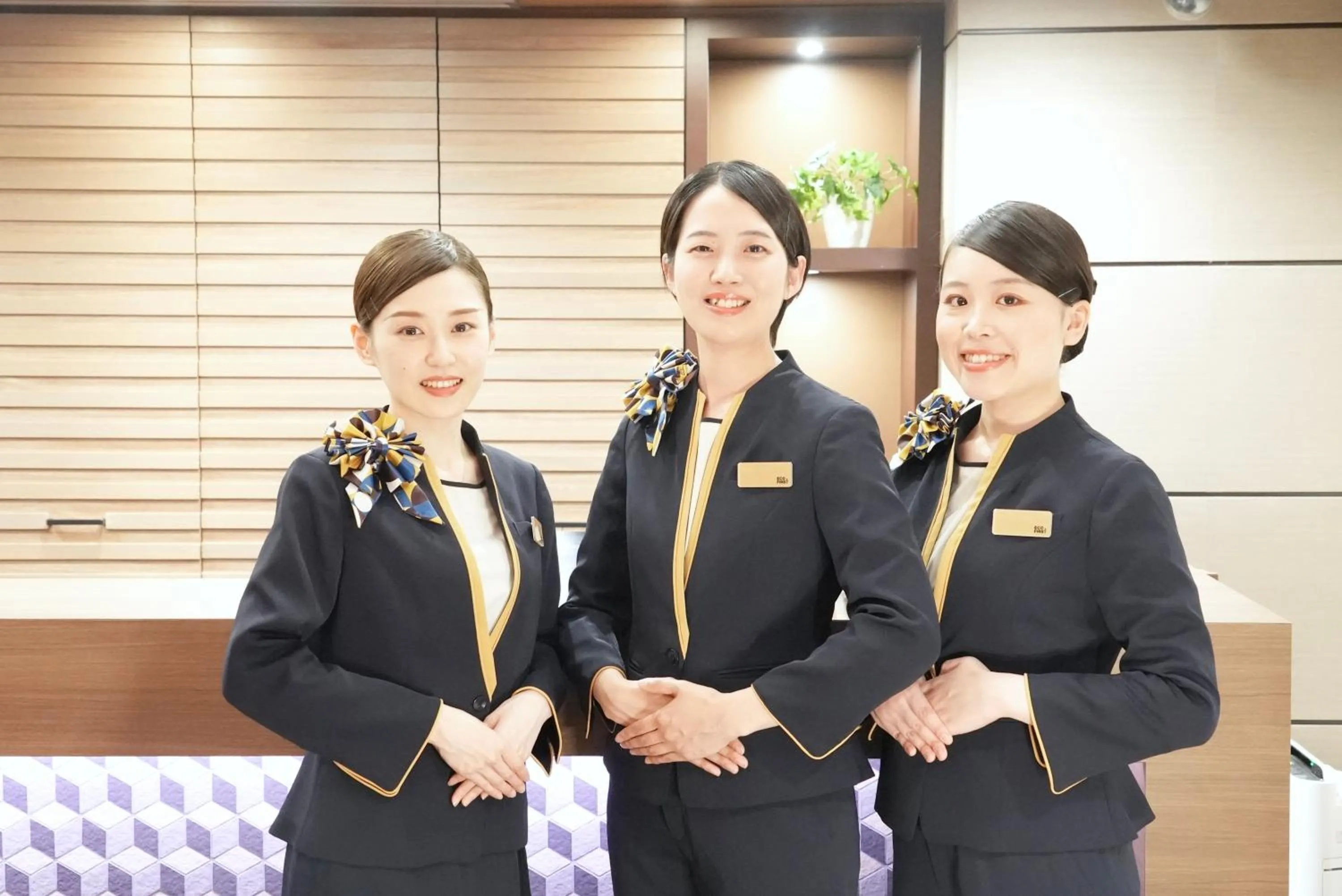 Staff in Super Hotel Kitami