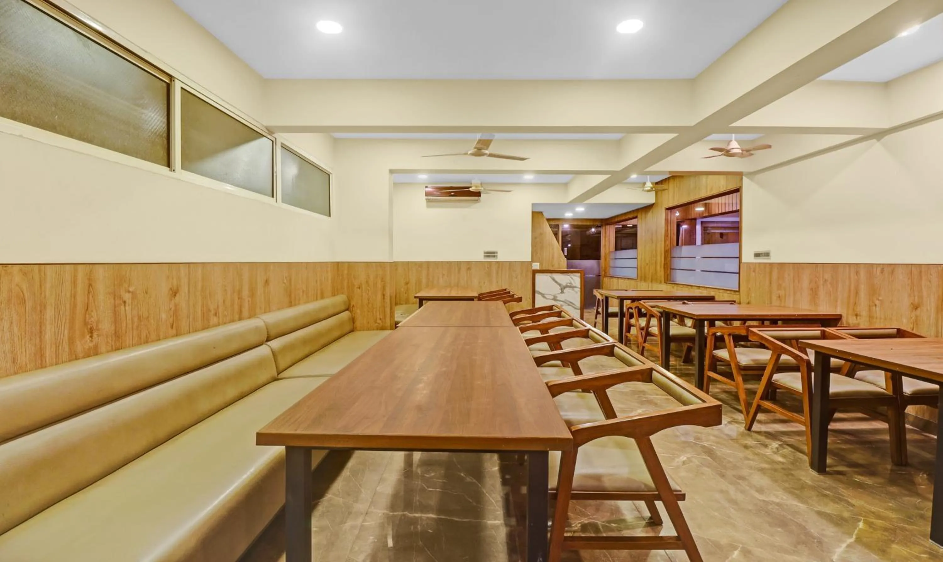 Dining area in Treebo Silver Key, Marathahalli
