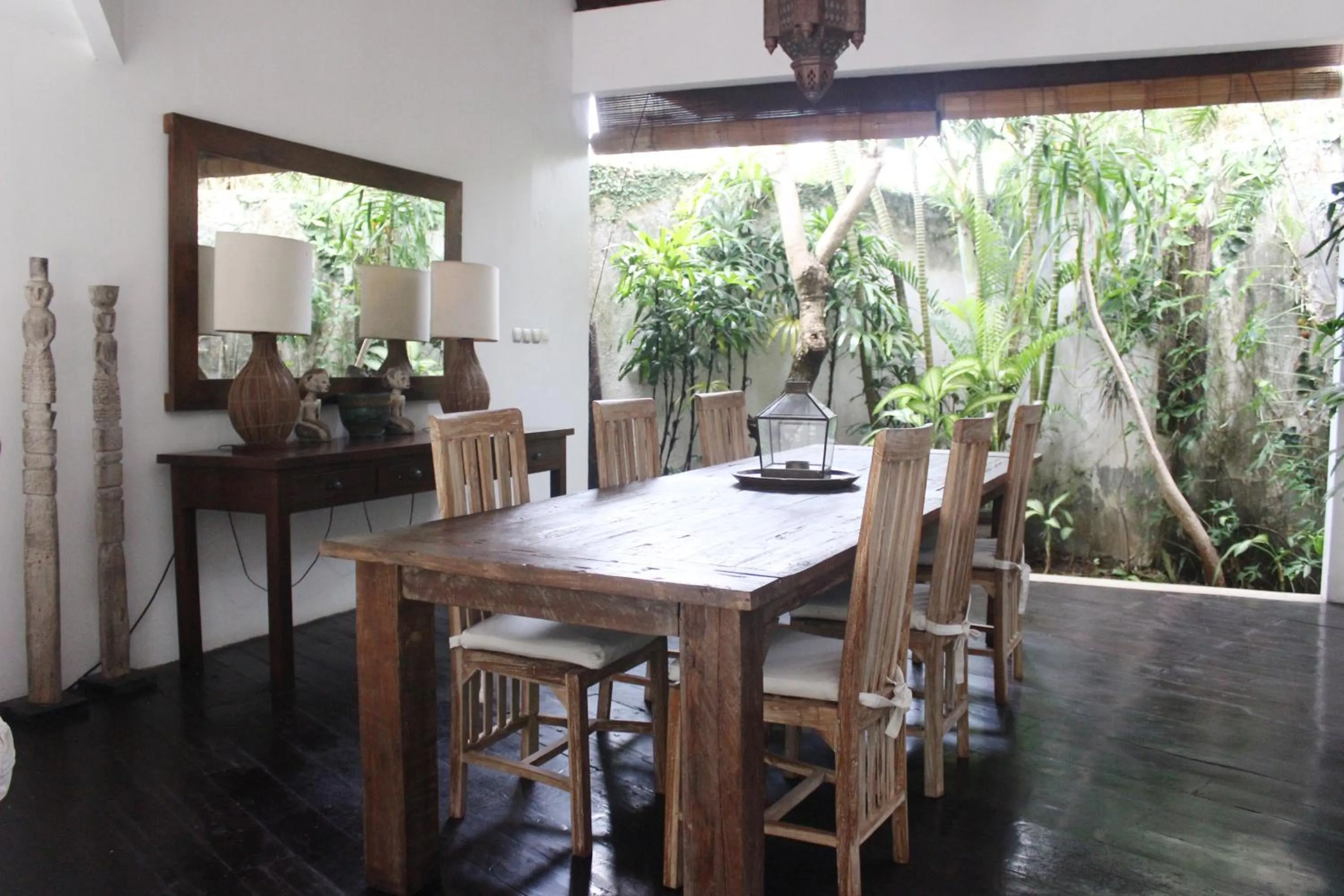 Dining area in Villa Sahaja