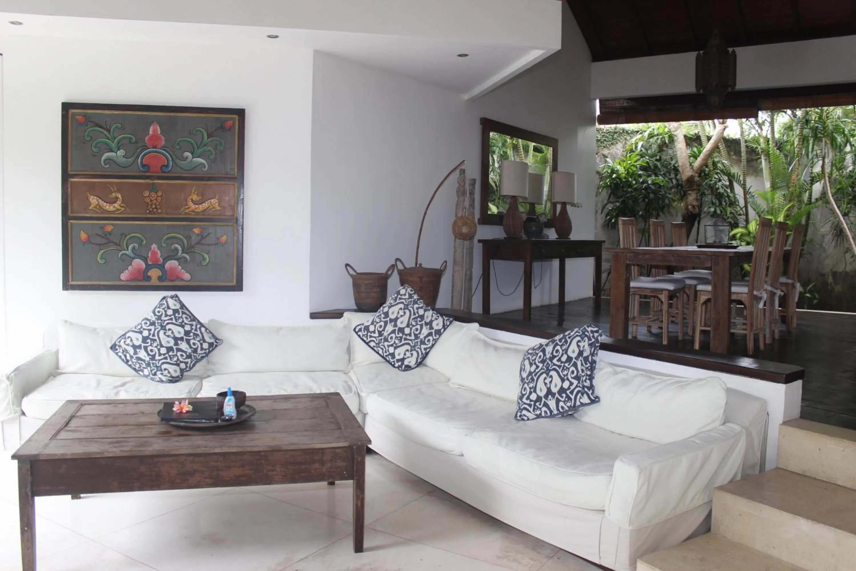 Living room in Villa Sahaja