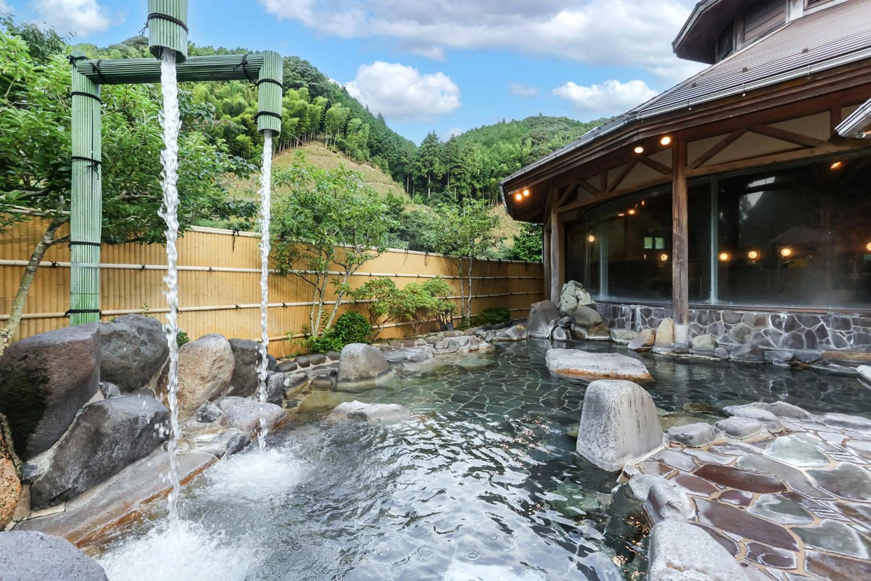 Hot Spring Bath in Ichinomata Onsen Grand Hotel